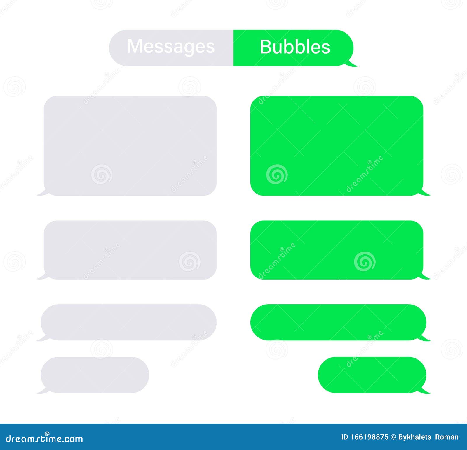 bubbles messages chat speech  . sms or mms bubble text. communication s