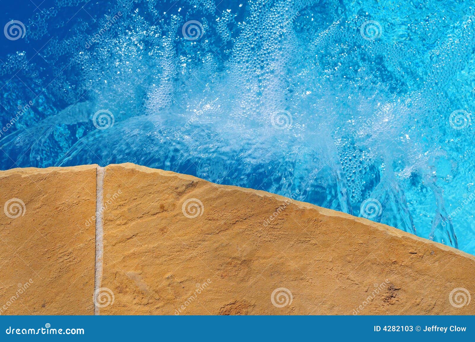 Bubbles in the Pool stock image. Image of outside, cool 4282103