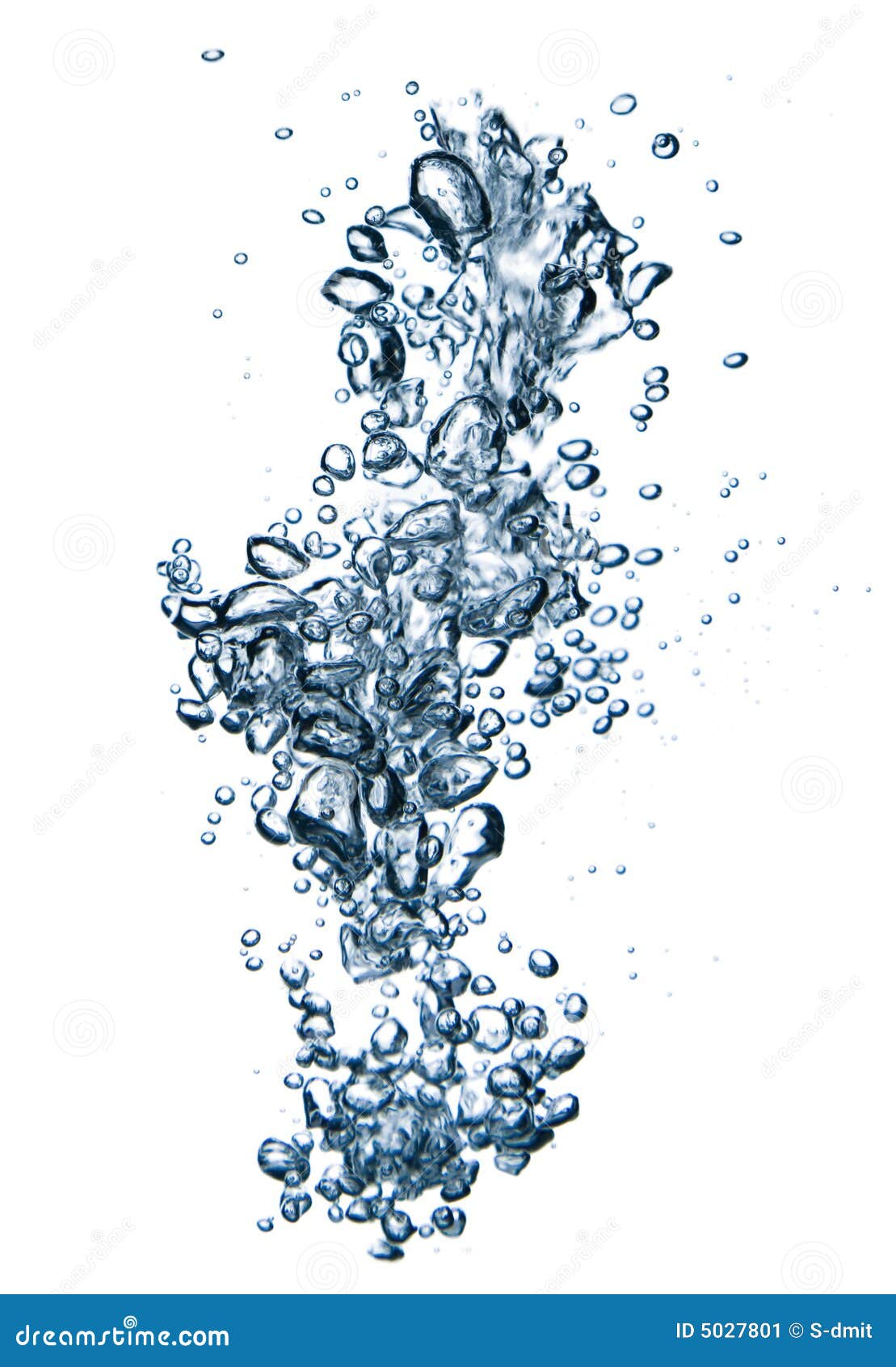 Bubbles in a water stock image. Image of underwater, ripple 5027801