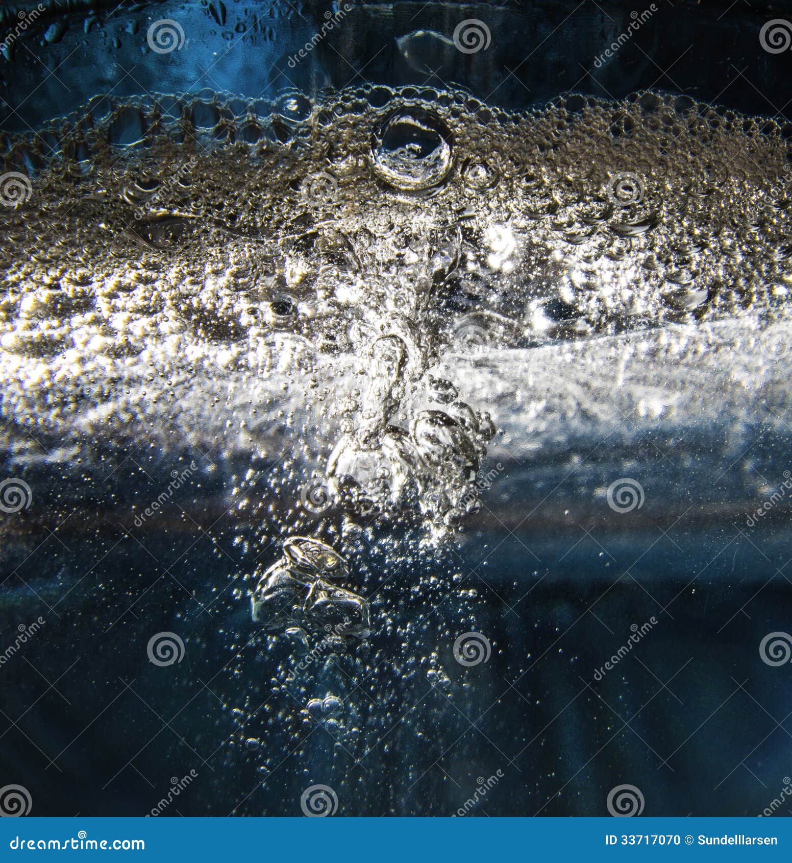 Bubbles in a water glass stock photo. Image of horizontal 33717070
