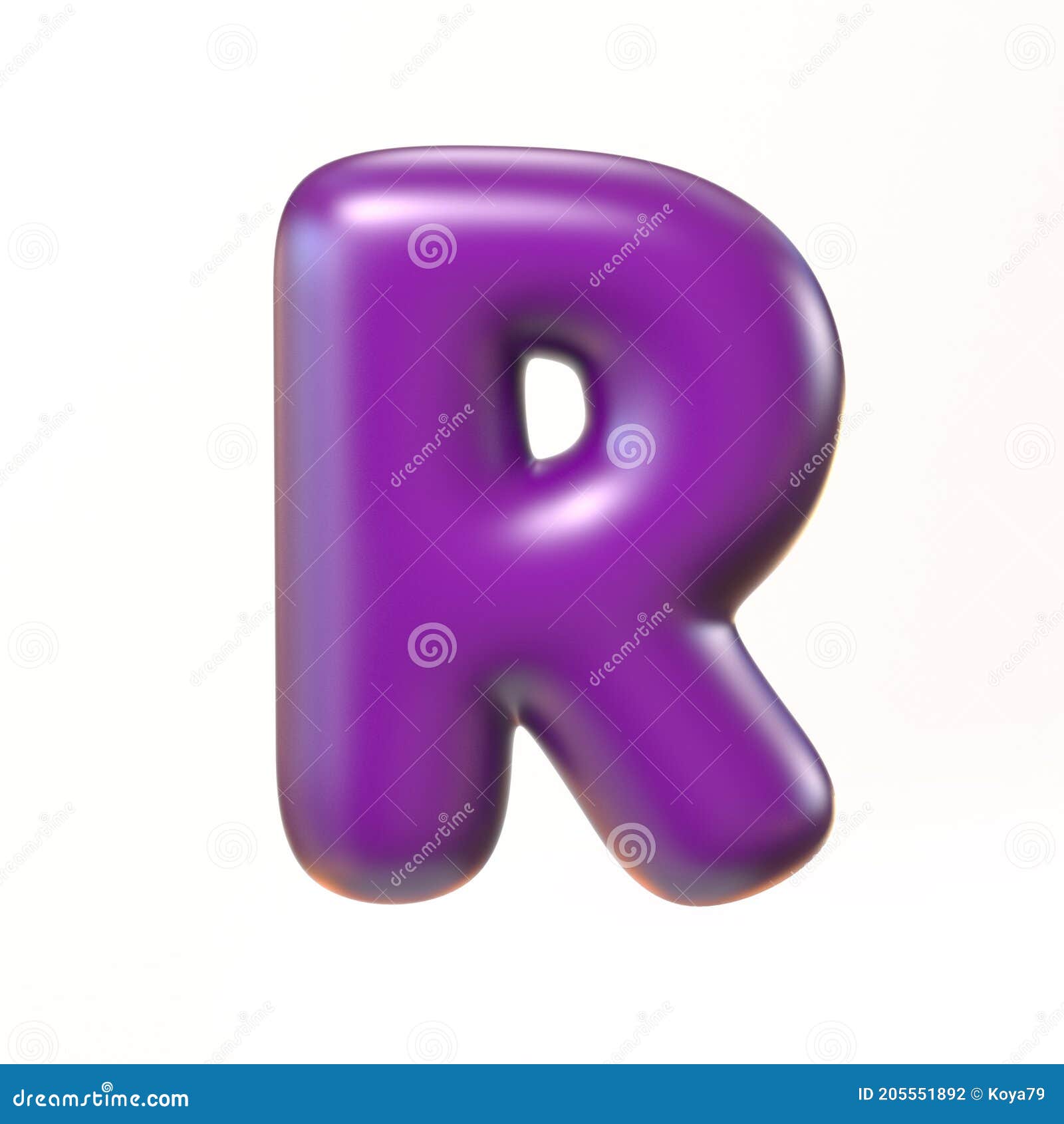 Bubbly 3d font letter R stock illustration. Illustration of greeting ...