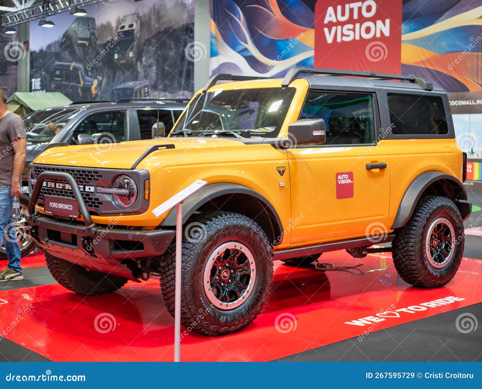 Front View with the New Ford Bronco SUV Car Editorial Stock Image