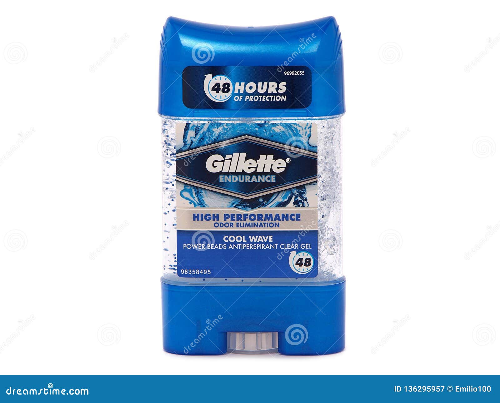 Tam çöp koro  Gillette Endurance Clear Gel Cool Wave Anti-Perspiran Editorial Photography  - Image of protection, cool: 136295957