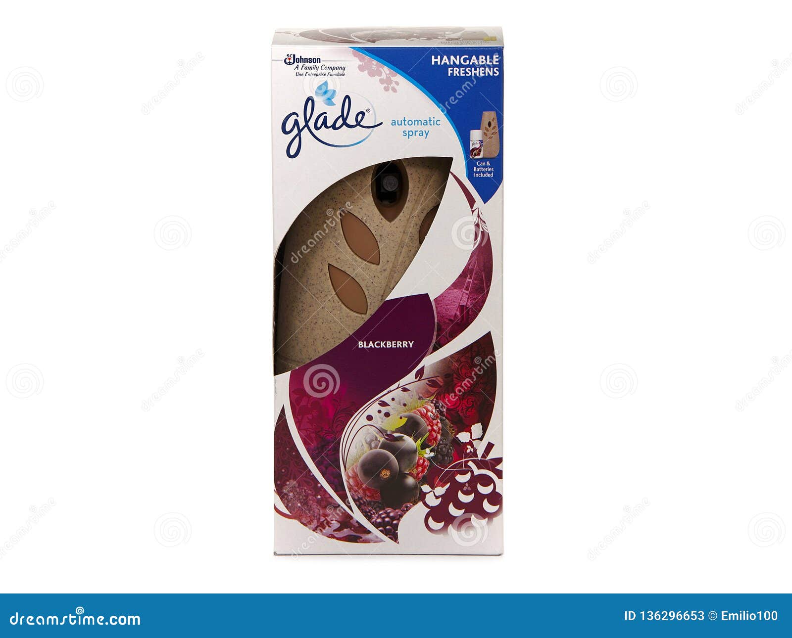 Glade Sense & Spray Automatic Freshener Editorial Stock Photo