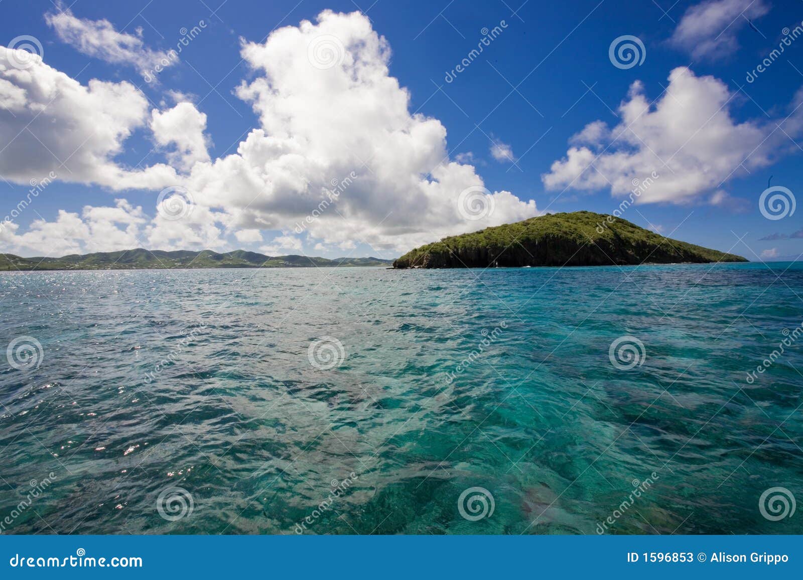 Buck Island stock image. Image of turquoise, impressive - 1596853