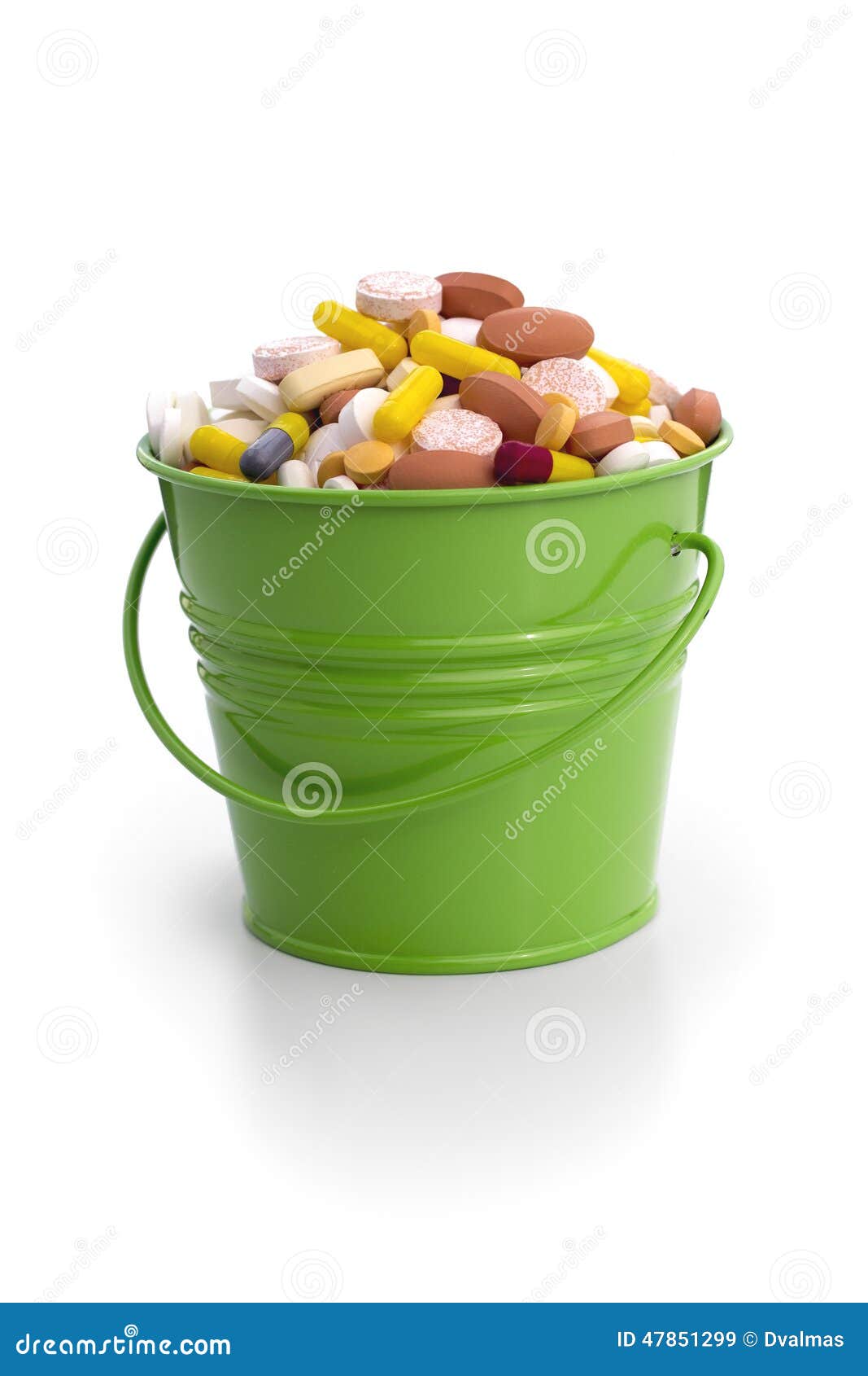 BUCKET FULL of DRUGS 1 stock image. Image of abuse, cure 47851299
