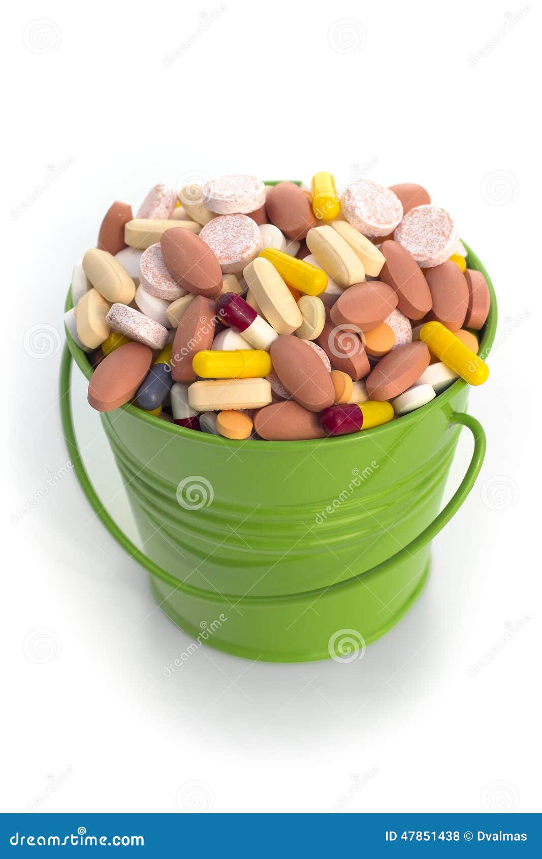BUCKET FULL of DRUGS 2 stock photo. Image of conceptual 47851438