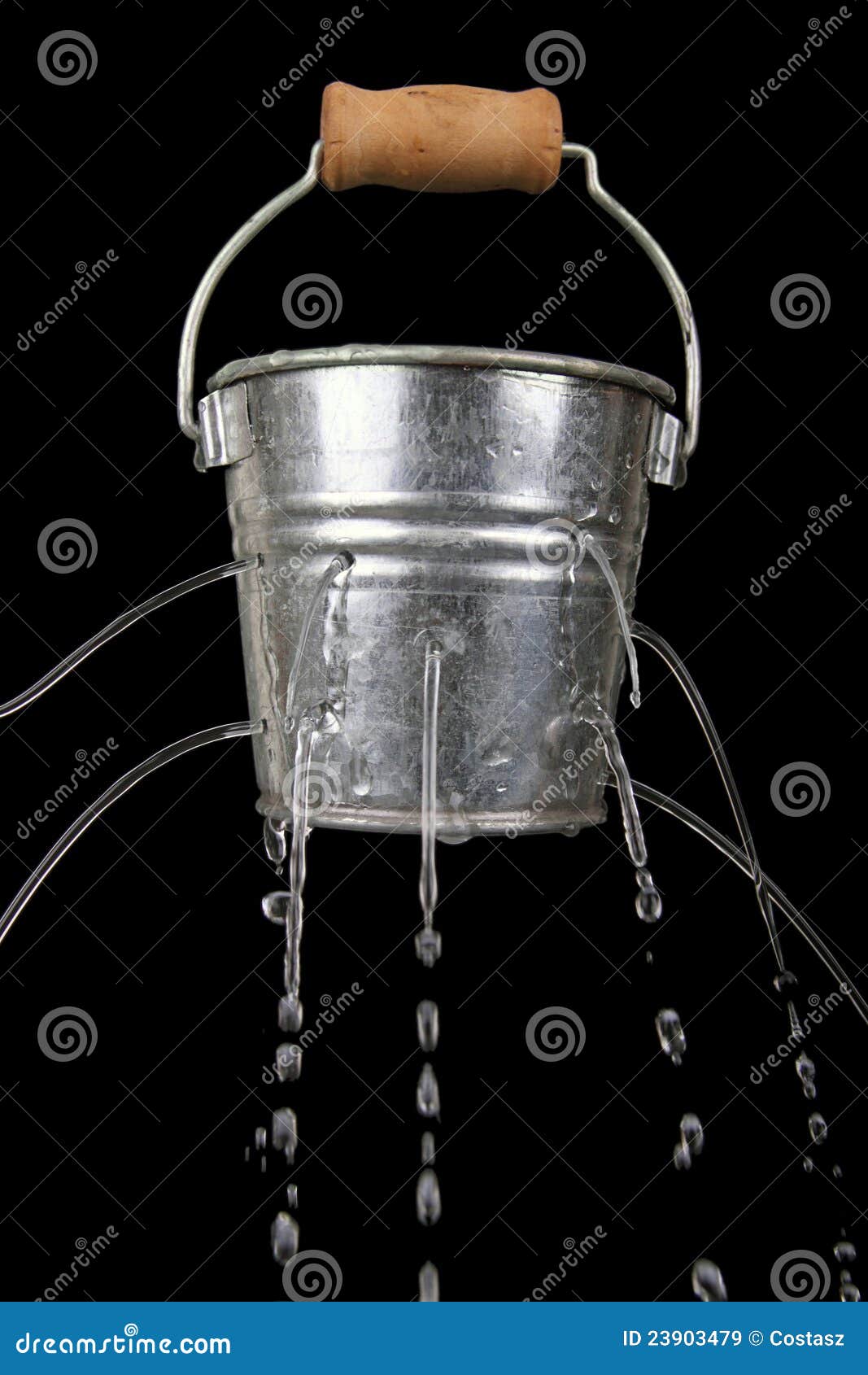 Bucket with holes stock image. Image of help, black, helpless 23903479