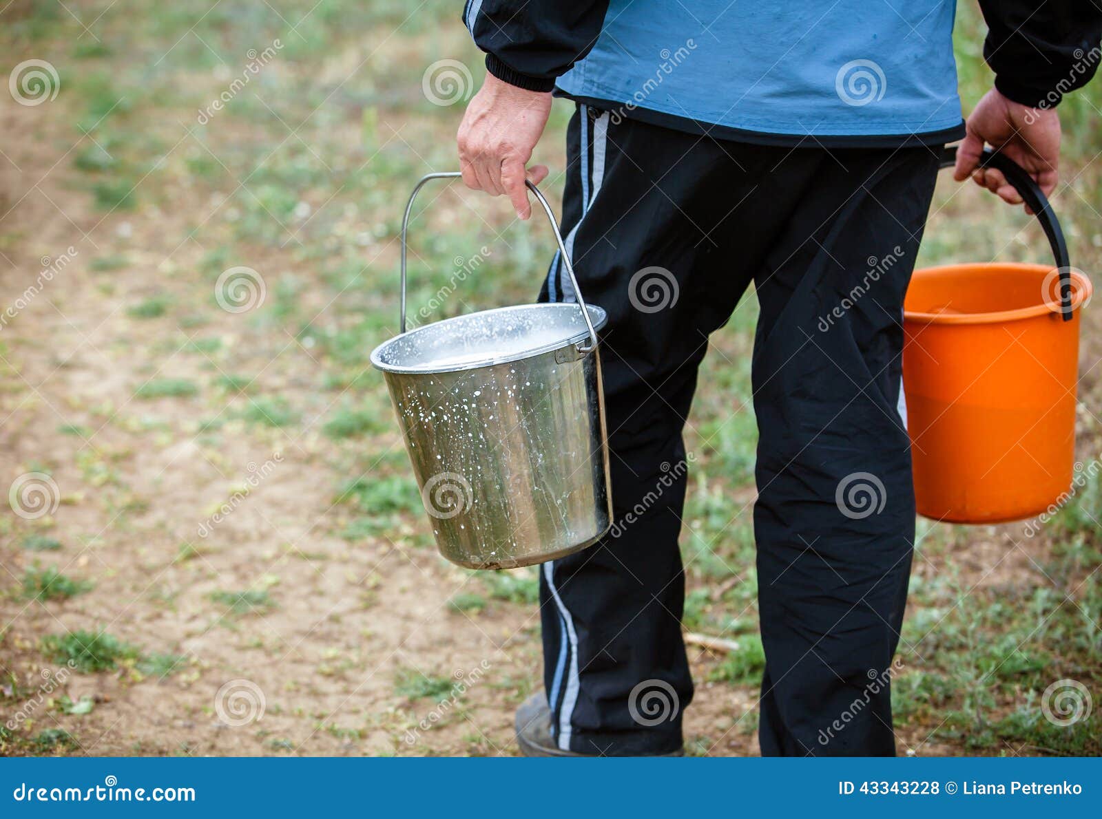 Bucket with milk stock photo. Image of brown, health 43343228