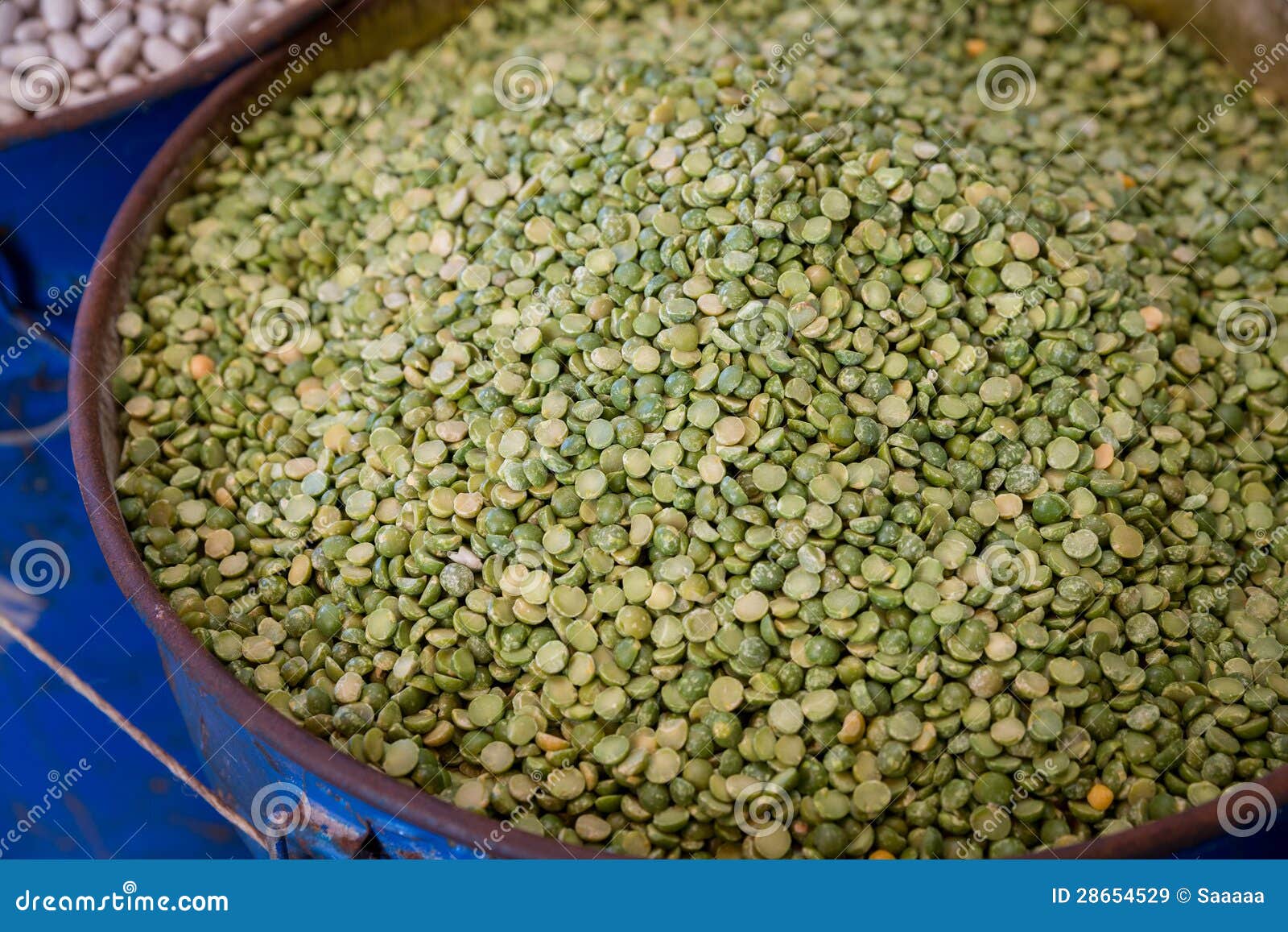 Bucket of soya beans stock image. Image of amount, market 28654529
