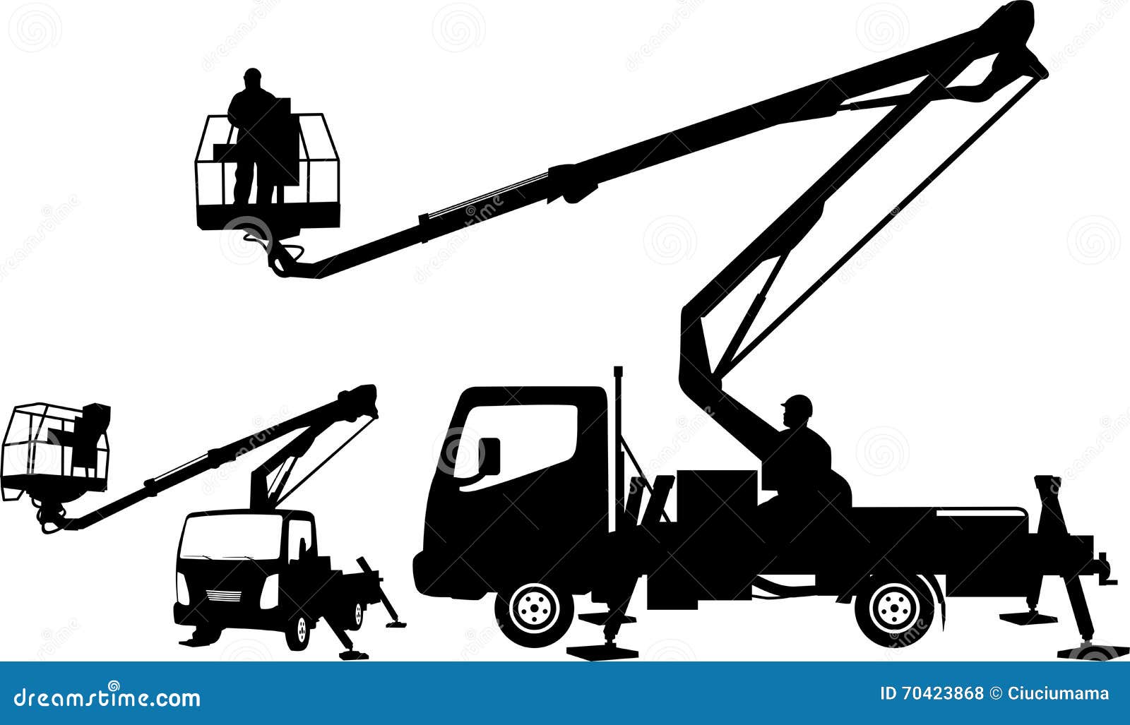 Free Free 123 Tree Trimmer Bucket Truck Svg SVG PNG EPS DXF File