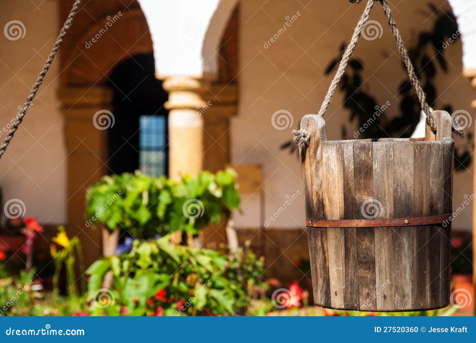 Bucket from a Well stock photo. Image of construction 27520360