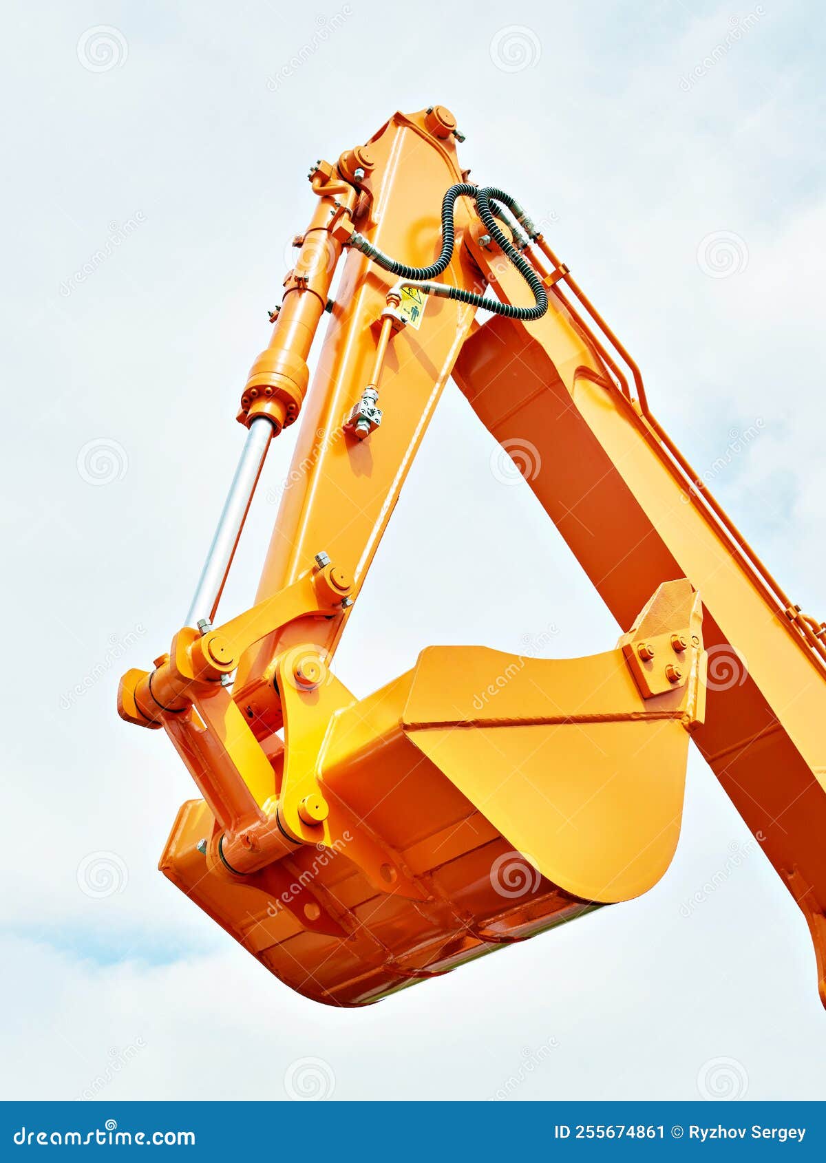 Buckets Construction Excavator Stock Image Image of transport
