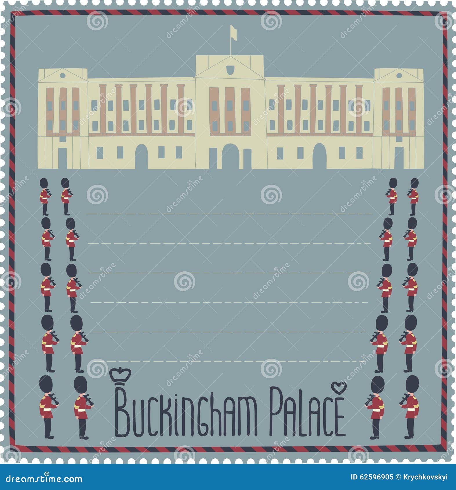 Buckingham Palace Cartoon Vector | CartoonDealer.com #62596905