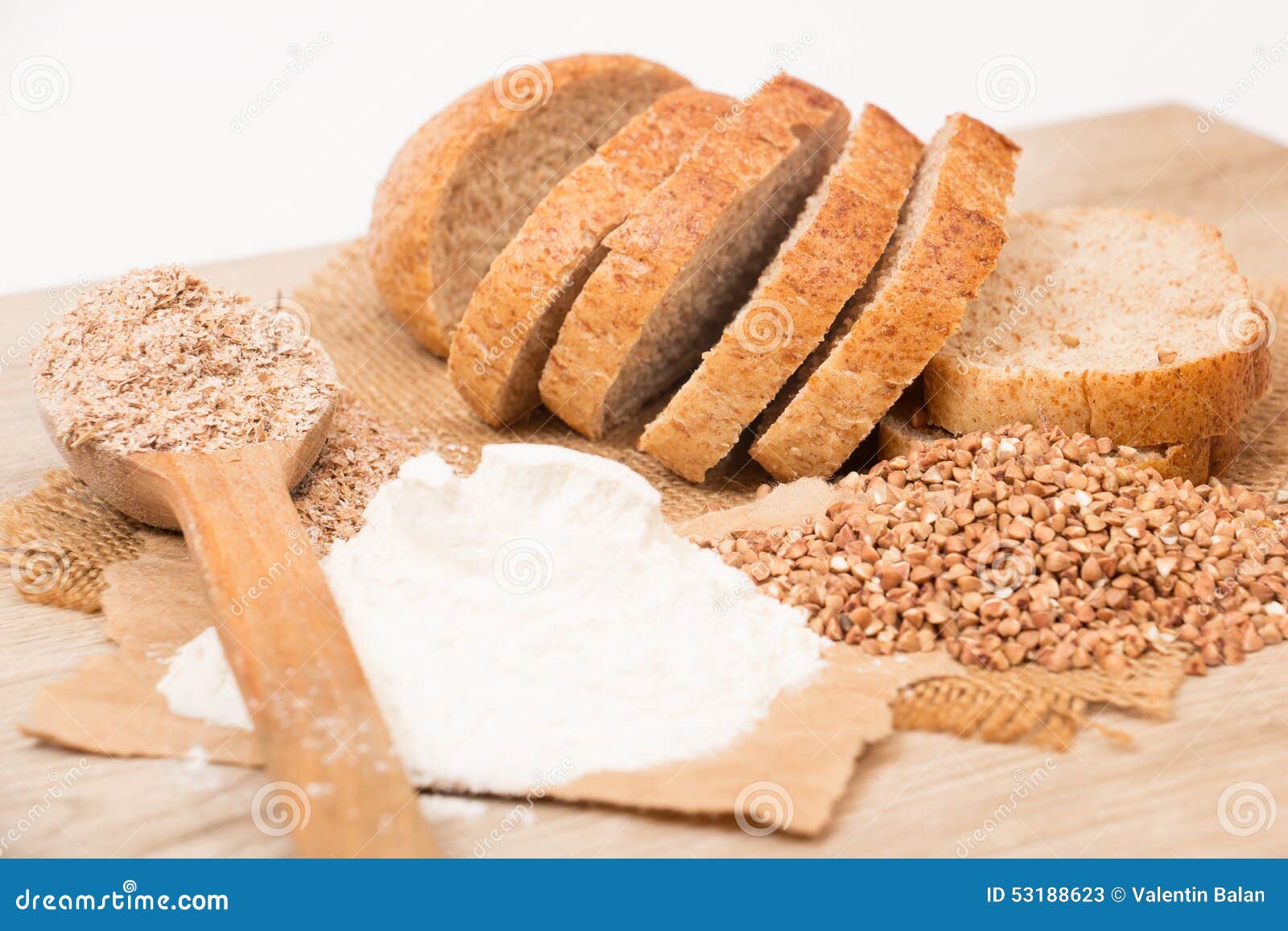 Buckwheat bread stock image. Image of glucose, dark, granary 53188623