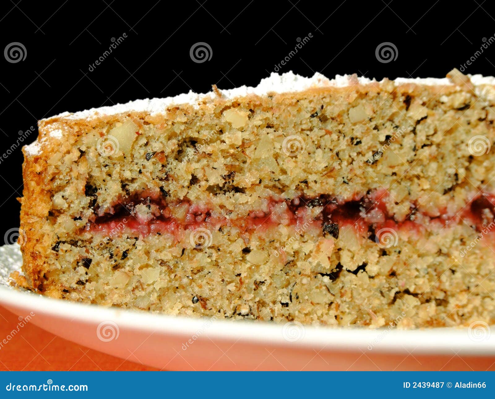 Buckwheat Cake with Cranberry Stock Image Image of cranberry, tasty