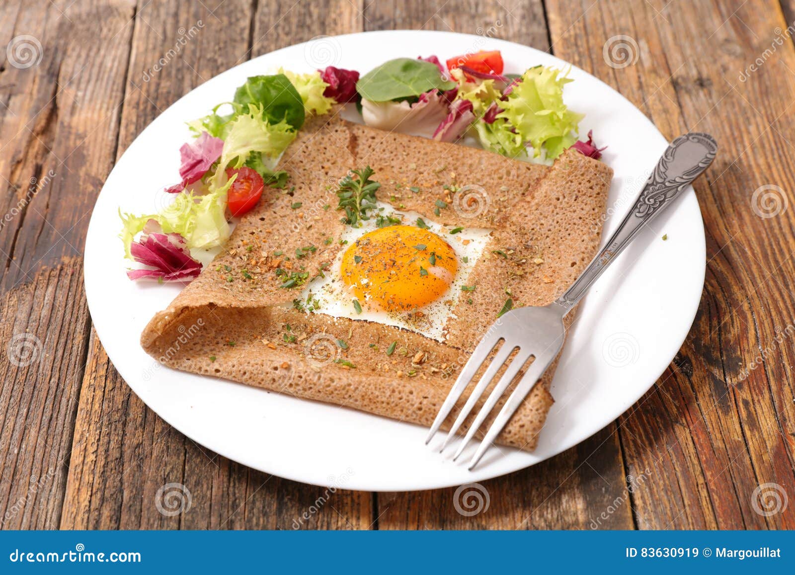 Buckwheat crepe stock image. Image of food, lunch, buckwheat 83630919