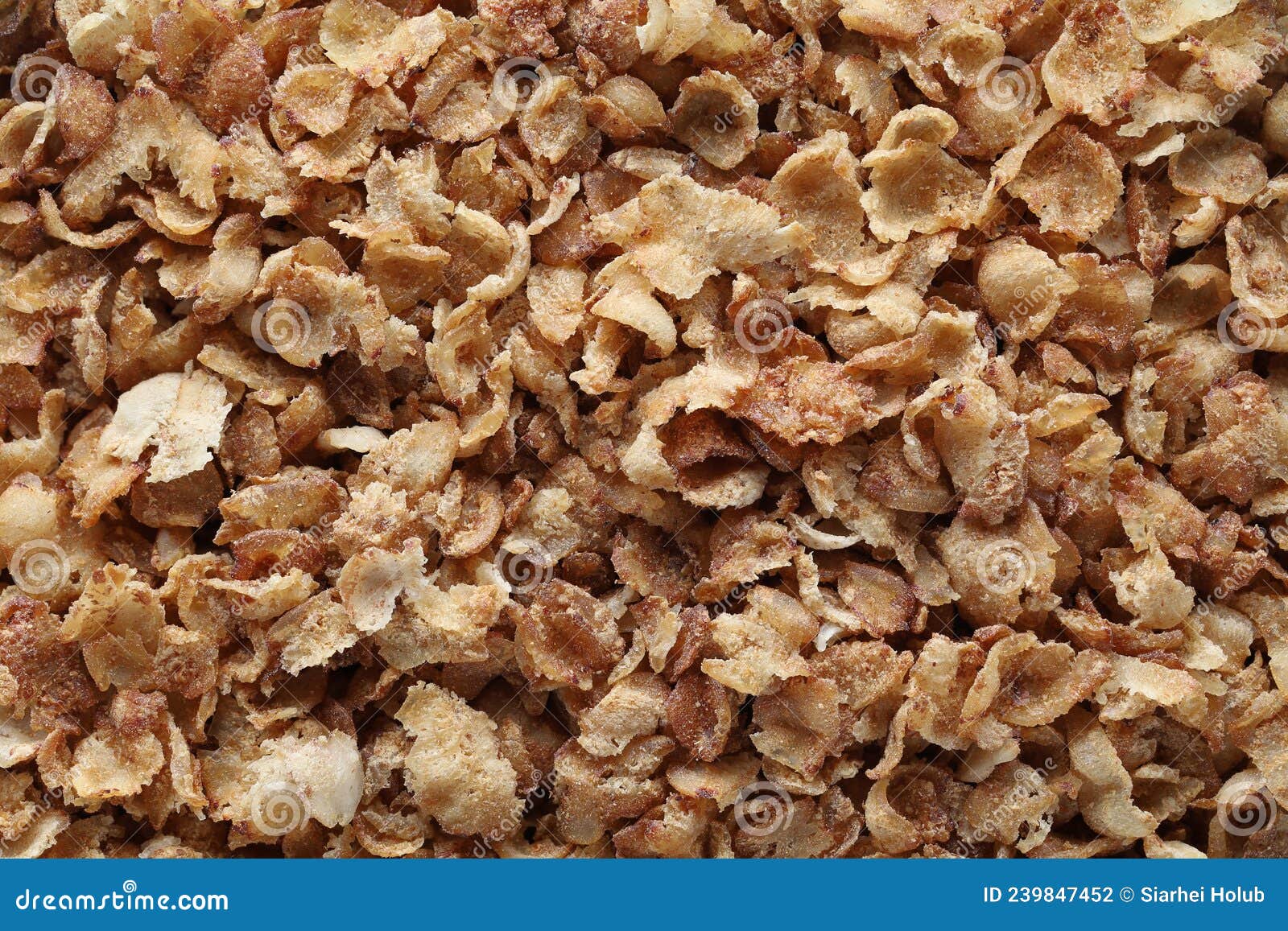 Buckwheat Flakes Top View Background Close Up Stock Photo Image of