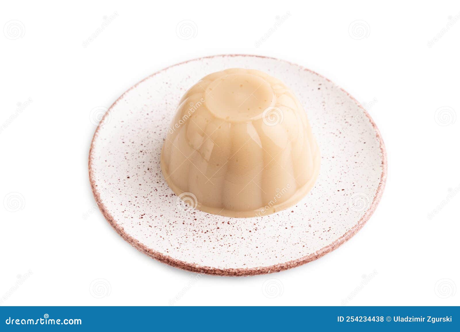 Buckwheat Milk Jelly Isolated on White, Side View Stock Photo Image of gray, marmalade 254234438