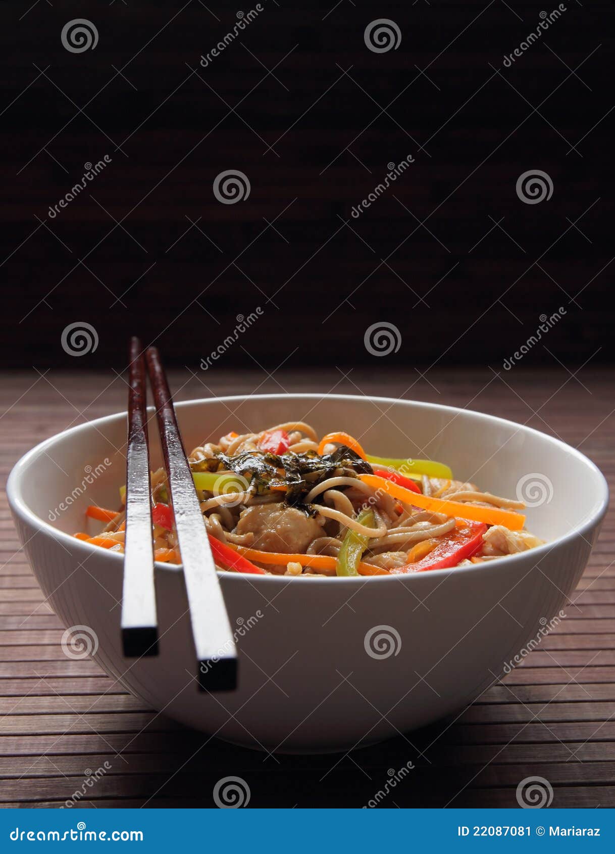 Buckwheat Noodles in Japanese Style Stock Image Image of background