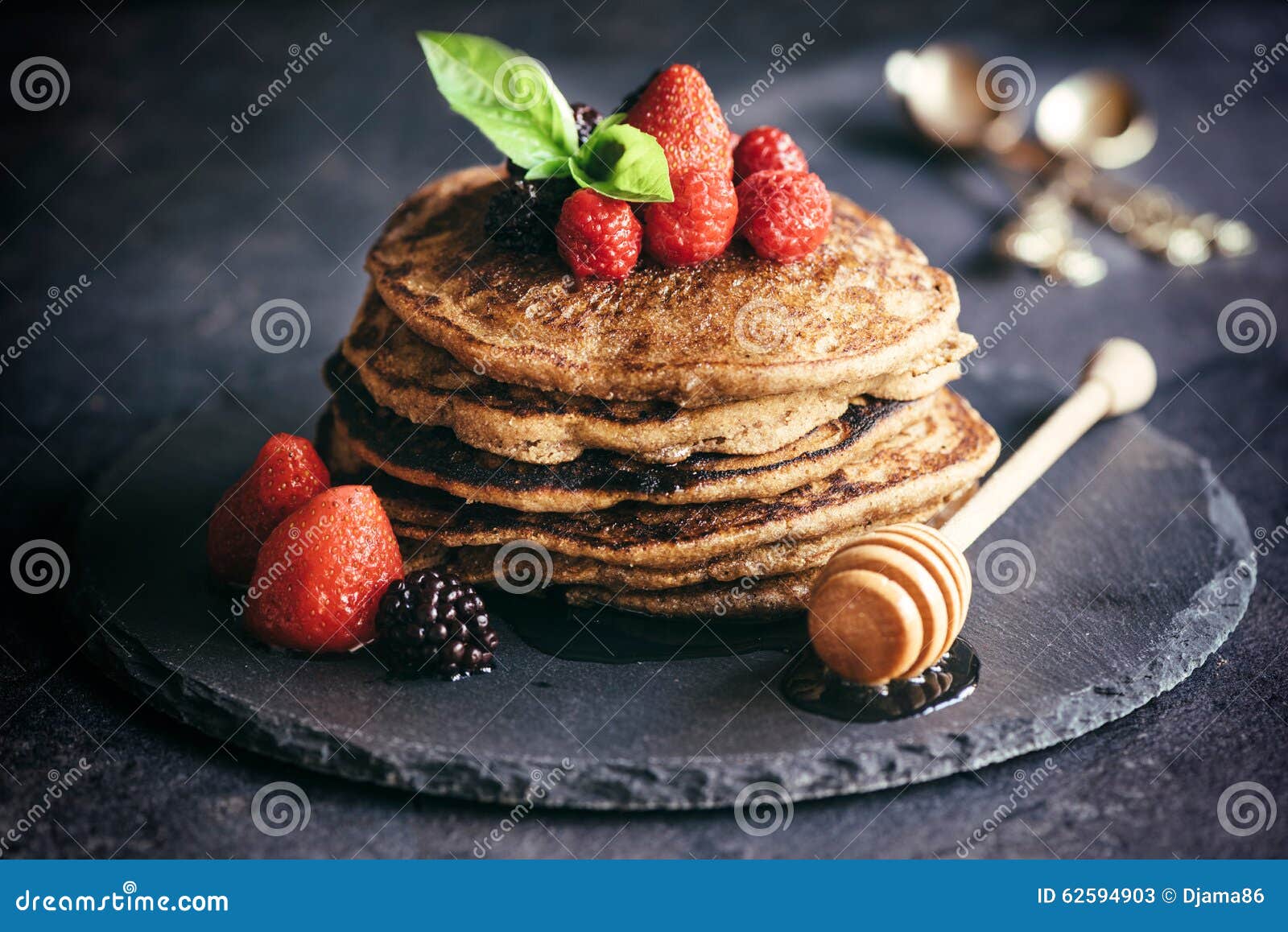 buckwheat pancakes with fruit