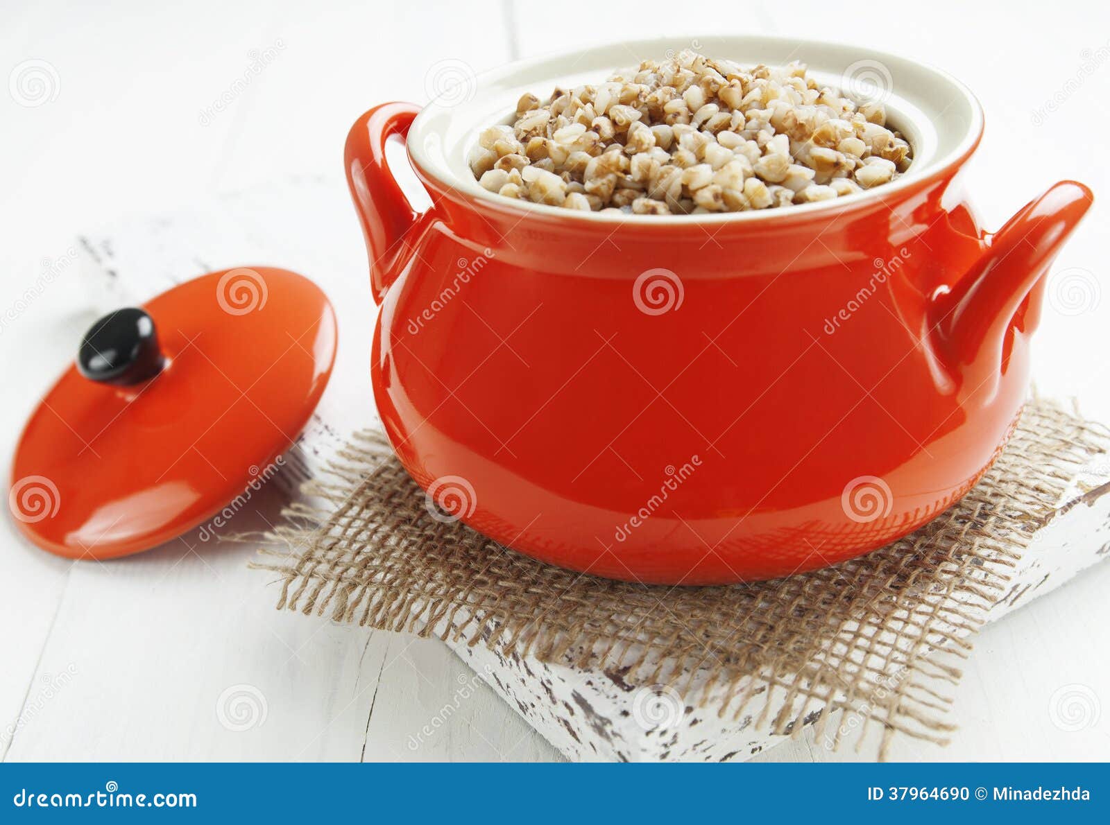 Buckwheat porridge stock photo. Image of organic, baby 37964690