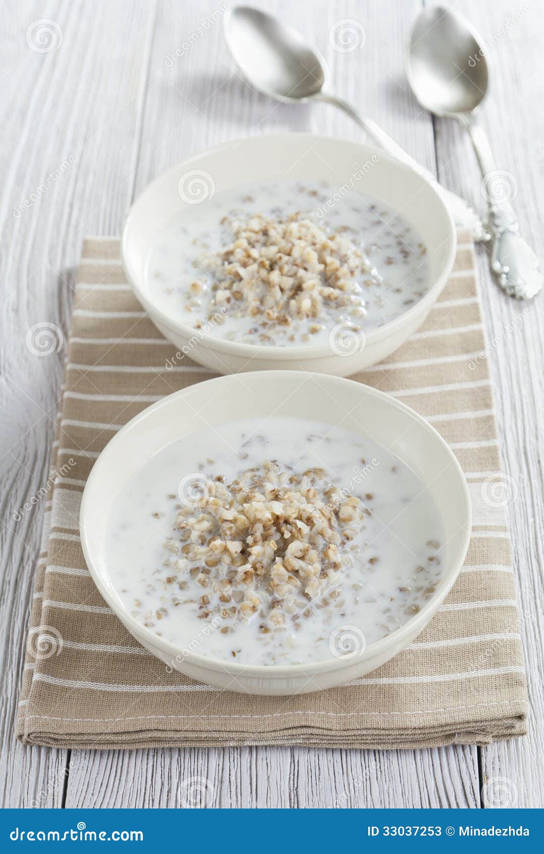 Buckwheat Porridge with Milk Stock Image Image of cooking, russian