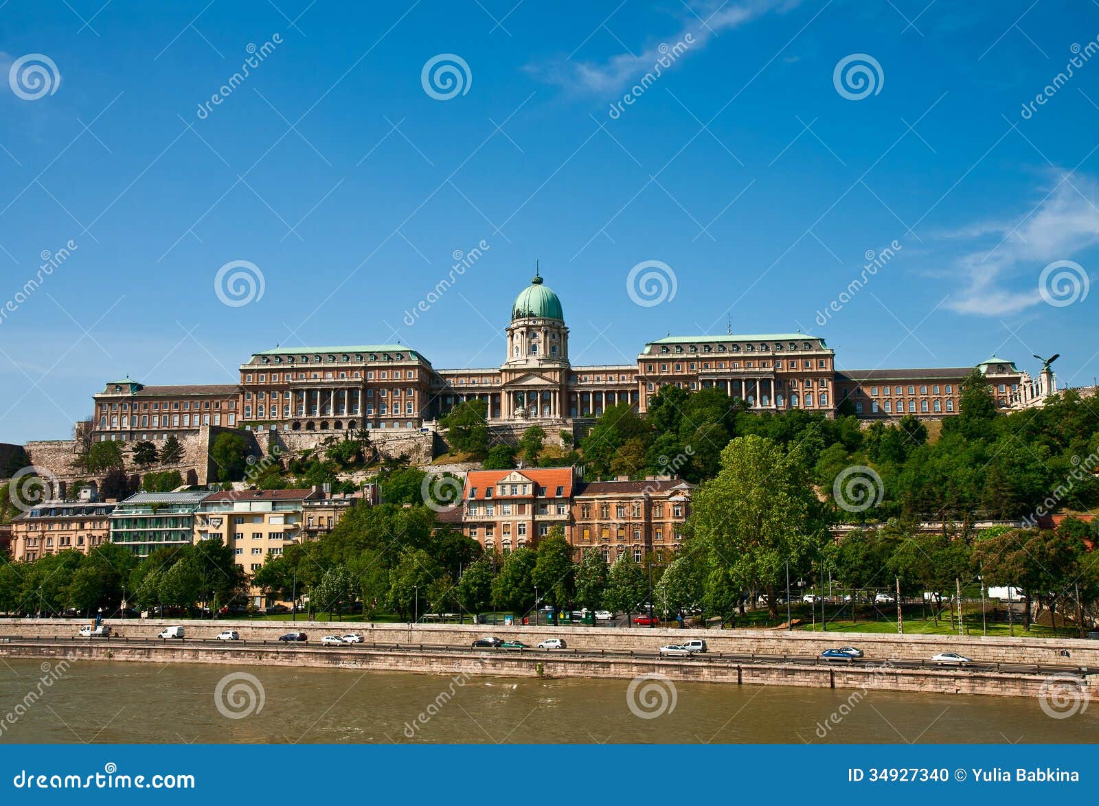 Buda Castle stock photo. Image of historical, city, buda 34927340