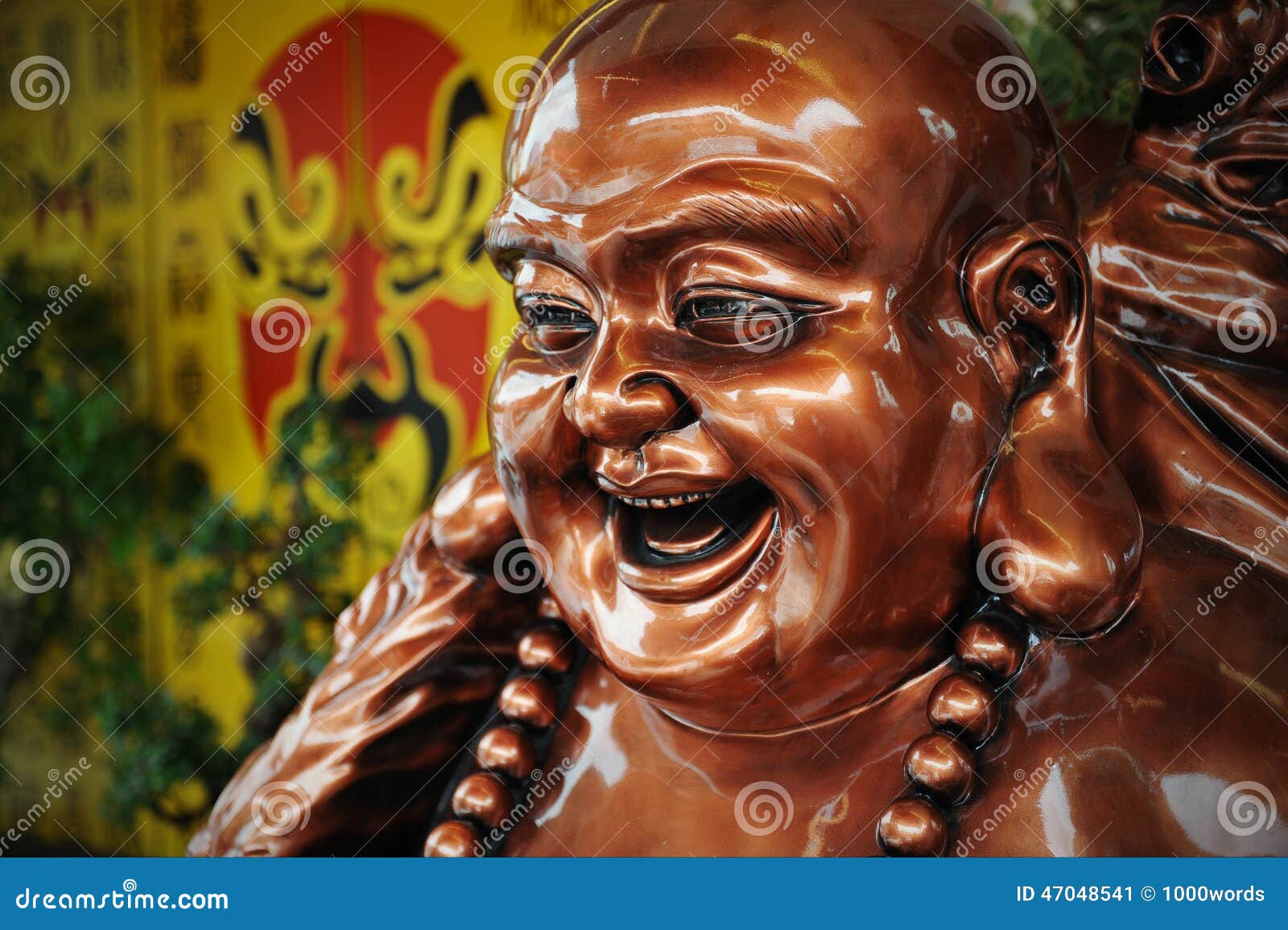 Estatua De Budai O Del Buda Sonriente Imagen de archivo - Imagen de  budista, metal: 47048541, image size:1600x1155