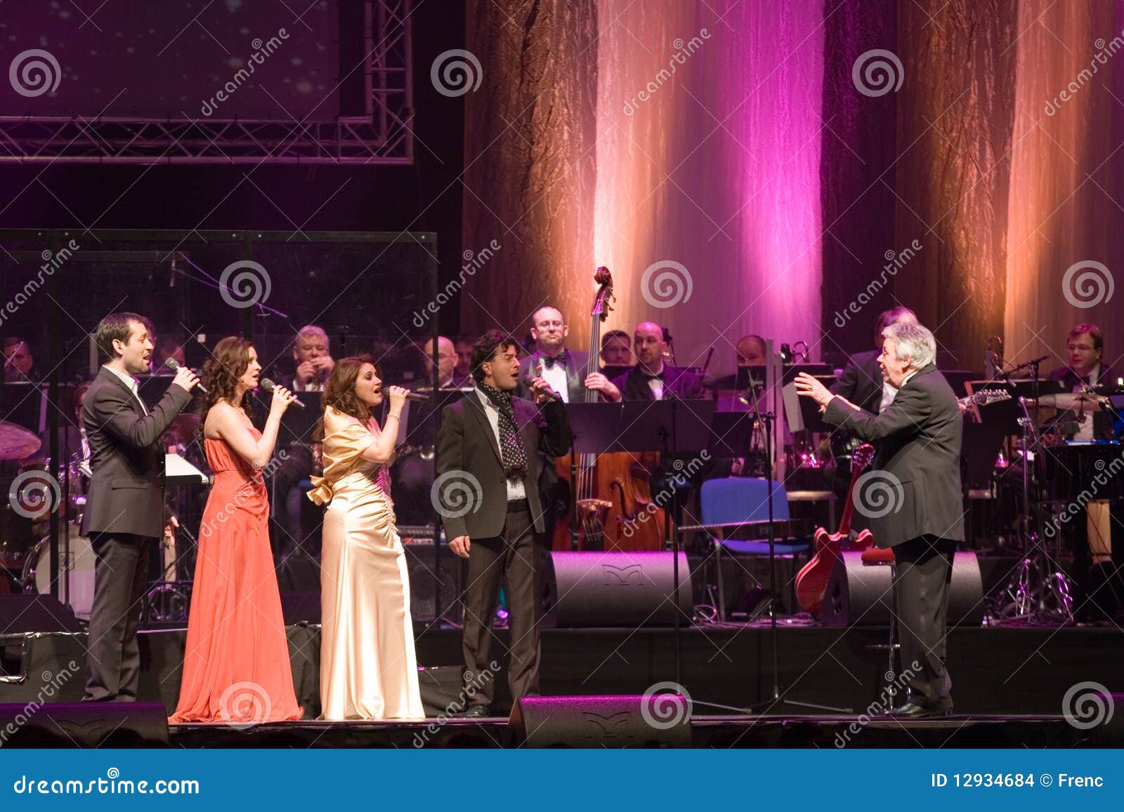BUDAPEST Cotton Club Singers Band Performs Editorial Stock Image