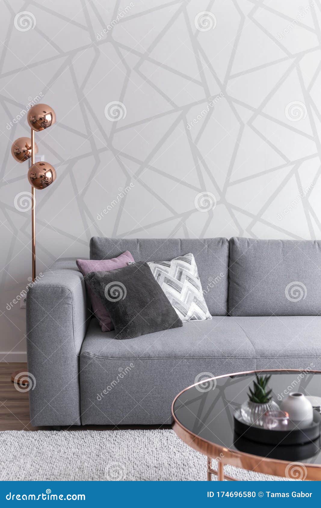 Budapest, Hungary - April 18, 2019: Comfy Grey Couch with Wallpaper in the Background in a Grey and Rose Gold Theme Living Room Editorial Image - Image of interior, apartment: 174696580 Budapest, Hungary - April 18, 2019: Comfy Grey Couch with Wallpaper in the Background in a Grey and Rose Gold Theme Living Room Editorial Image - Image of interior, apartment: 174696580