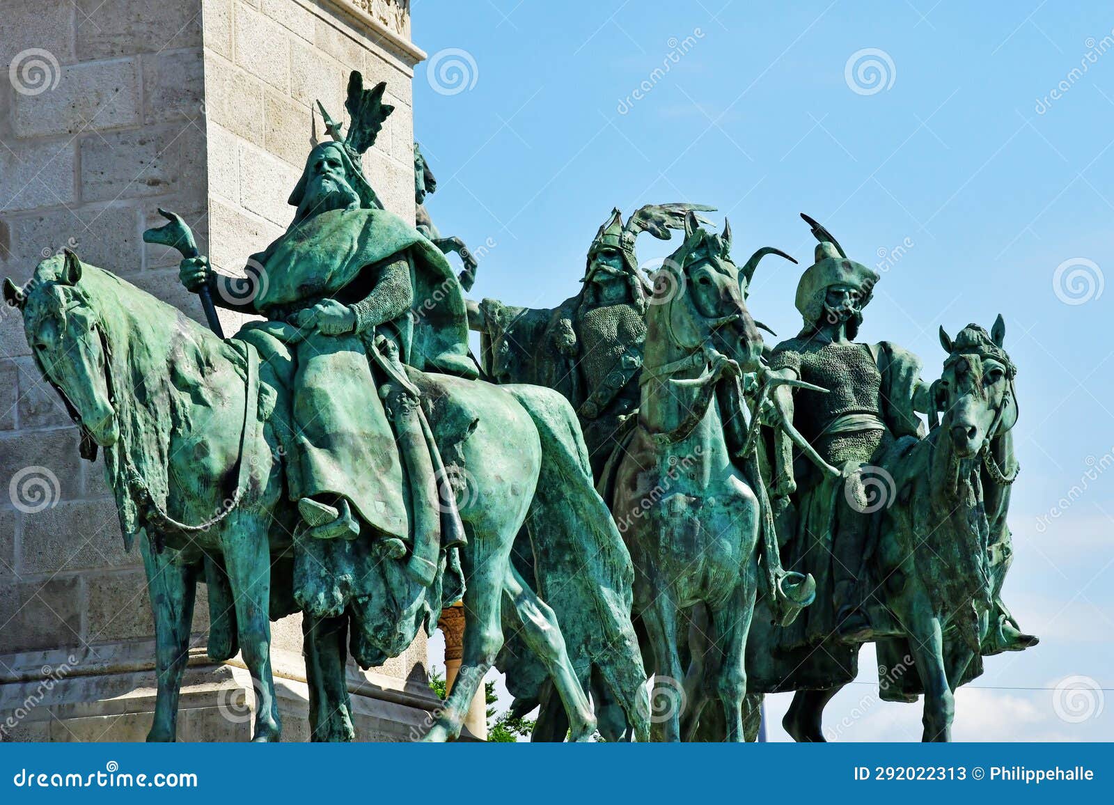 Budapest, Hungary - June 26 2023 : Heroes Square Editorial Stock Photo