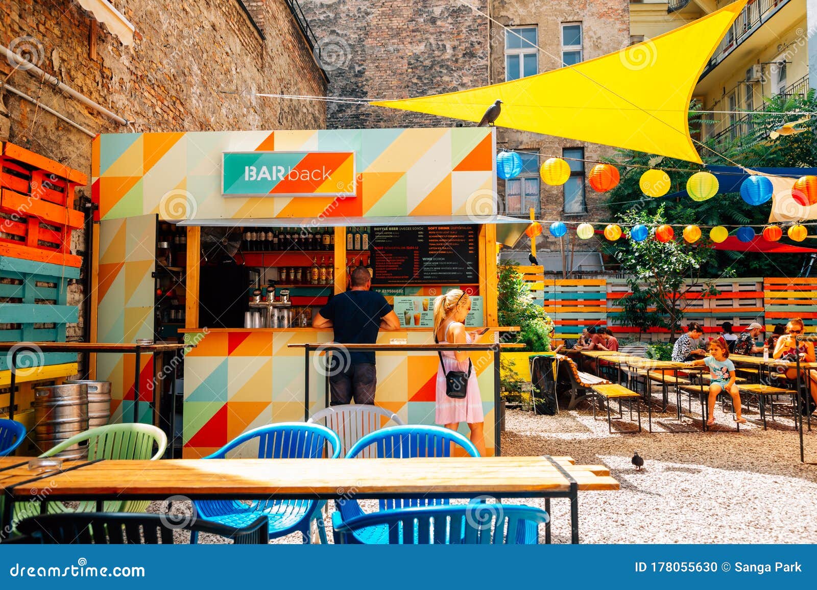 Street Food Karavan Budapest in Budapest, Hungary Editorial Image