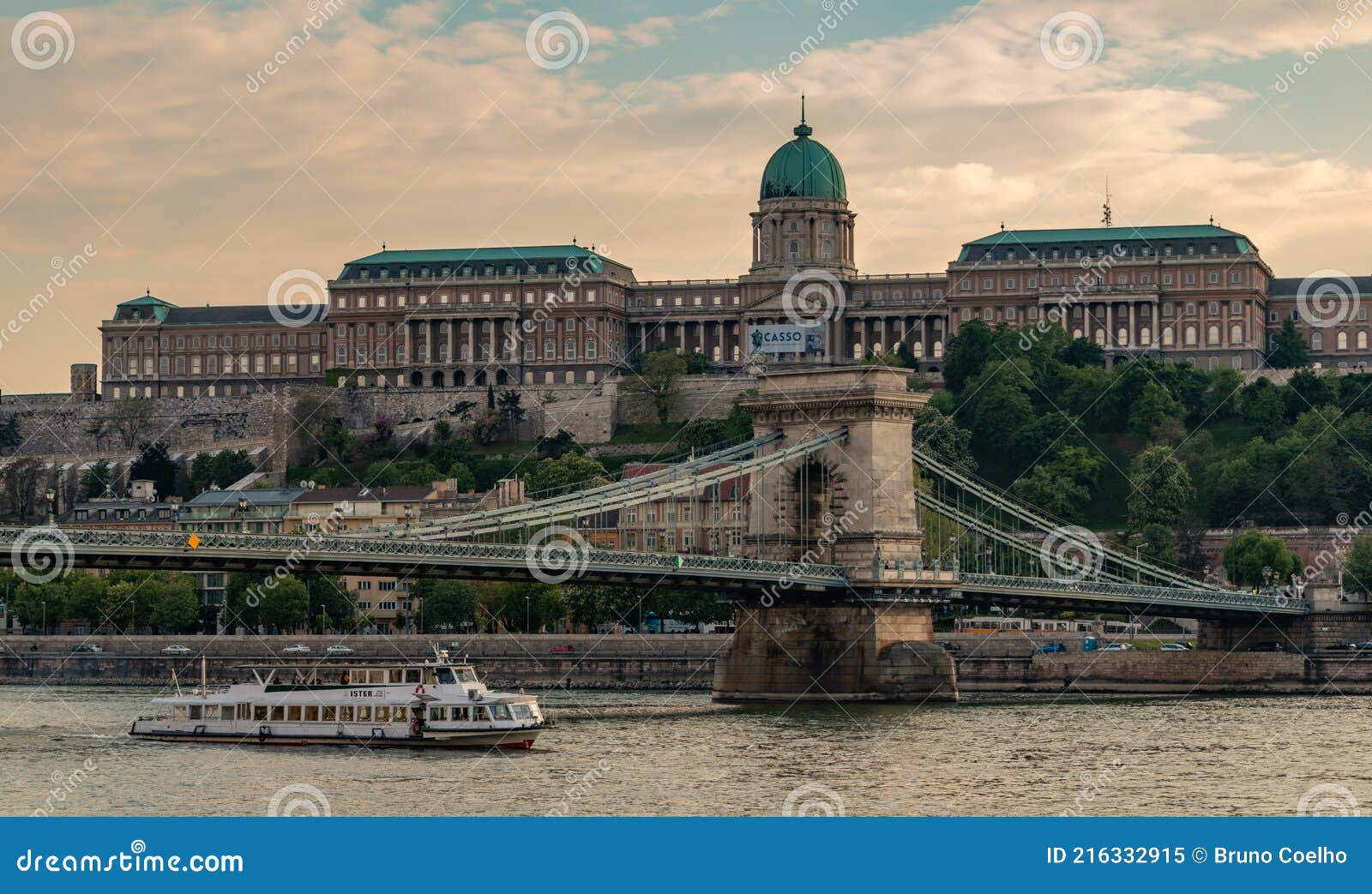 Budapest Monumentos Puesta Del Sol Imagen editorial - Imagen de