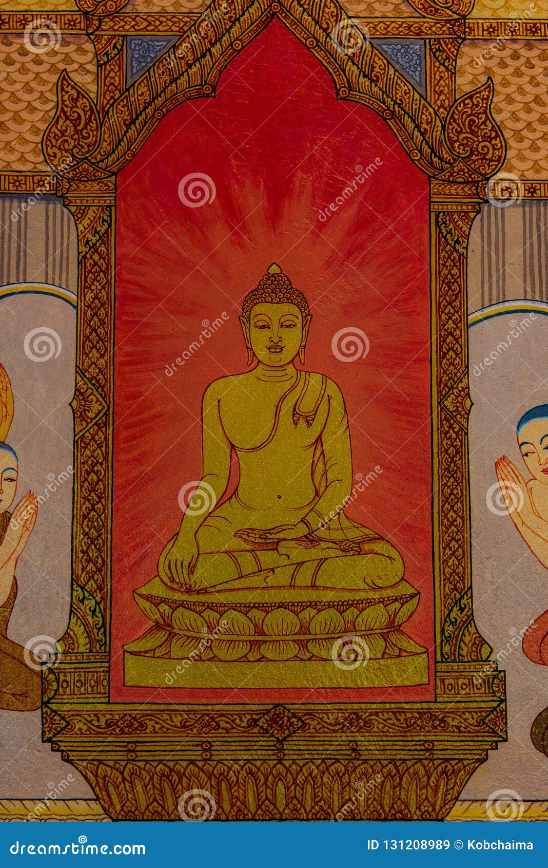trendyWallpaintings Lord Buddha wall paintings - YouTube