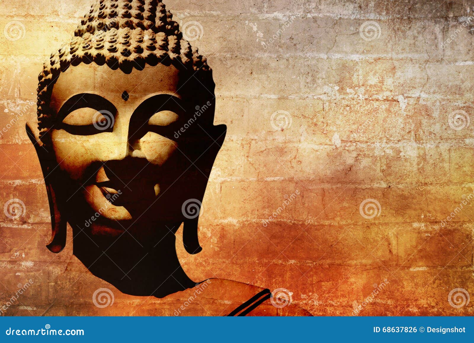 buddha face background