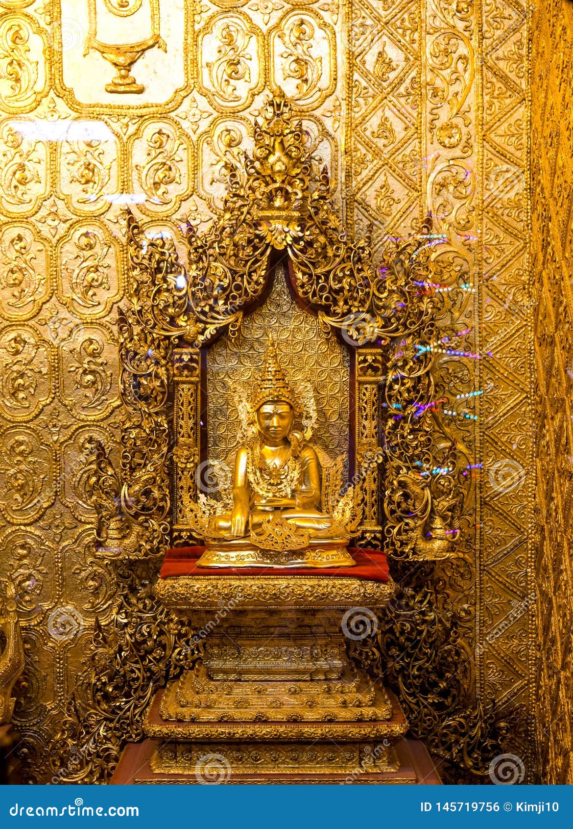 buddha myanmar art arches