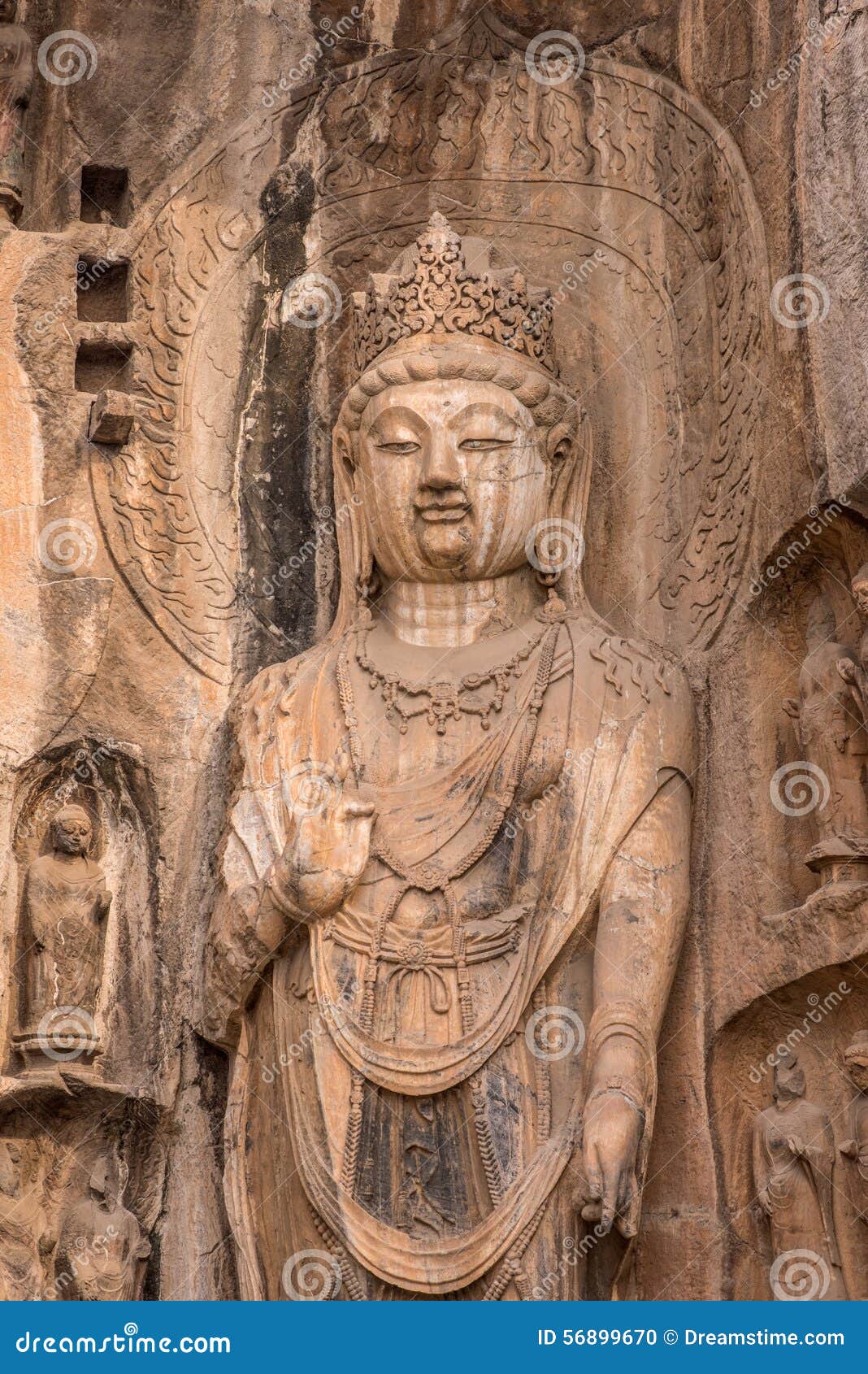 Buddha in the rock stock photo. Image of yungang, artifact 56899670