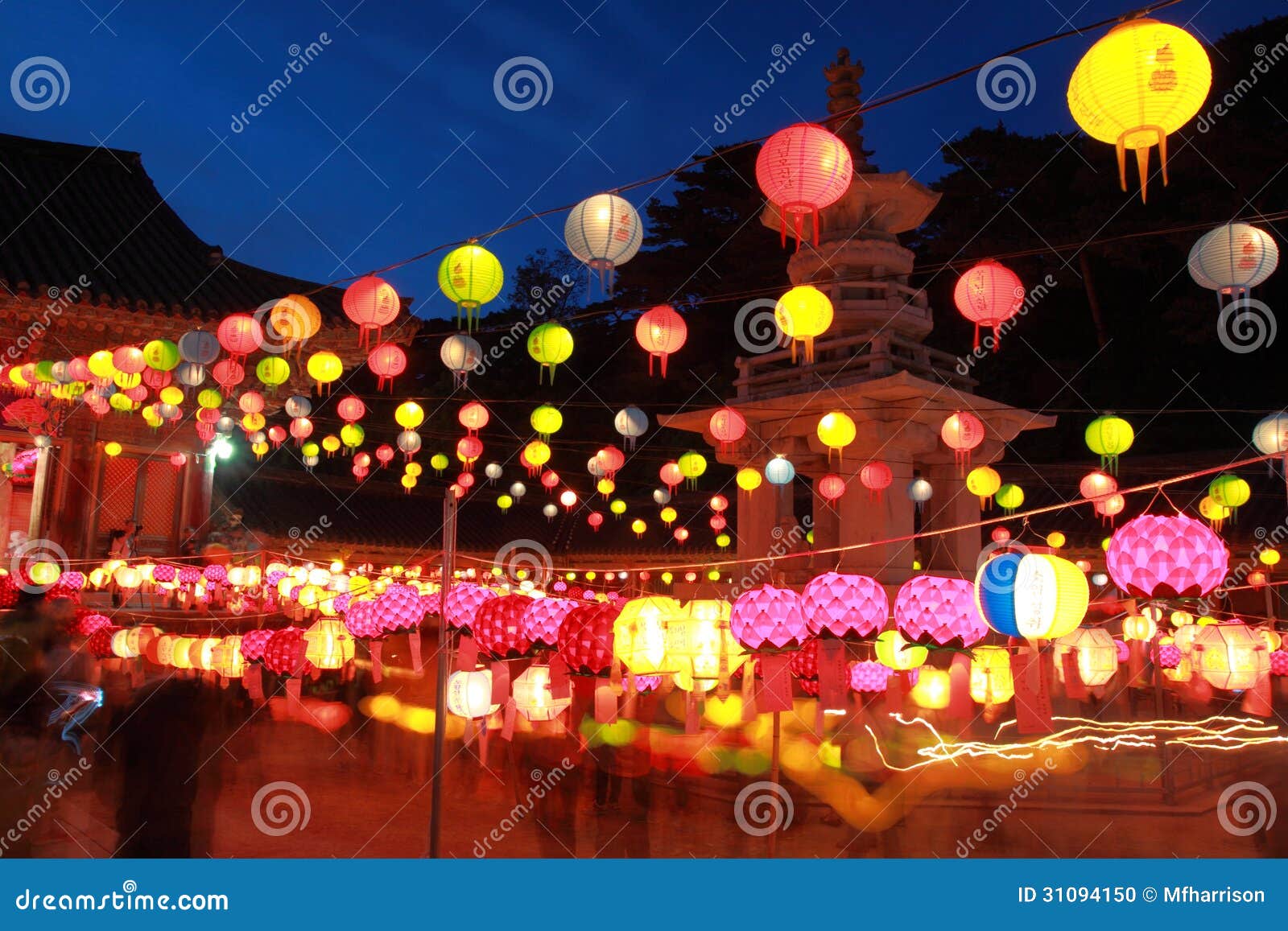 buddhas birthday lantern parade, south korea
