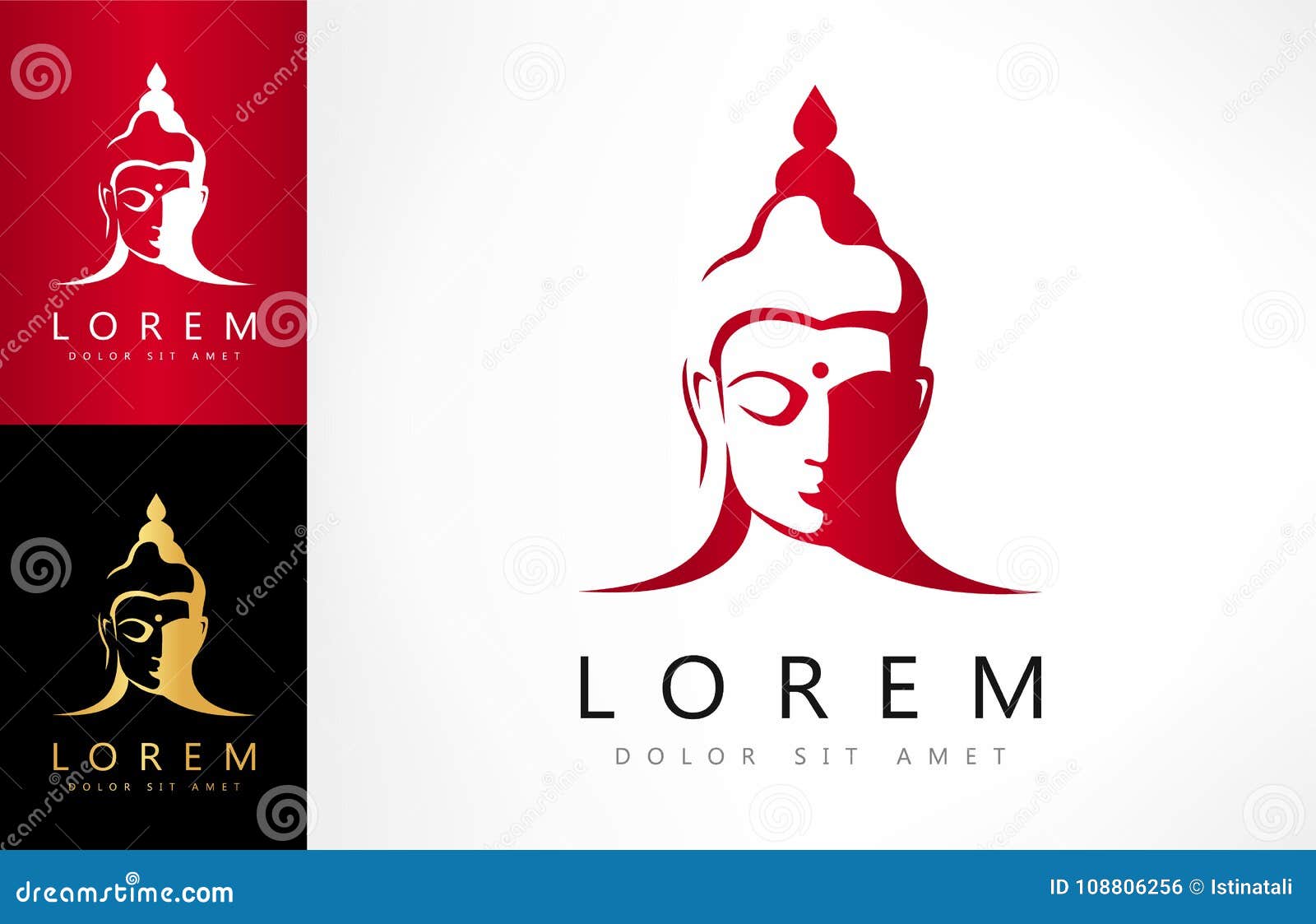 Minimalist Buddha Logo Design