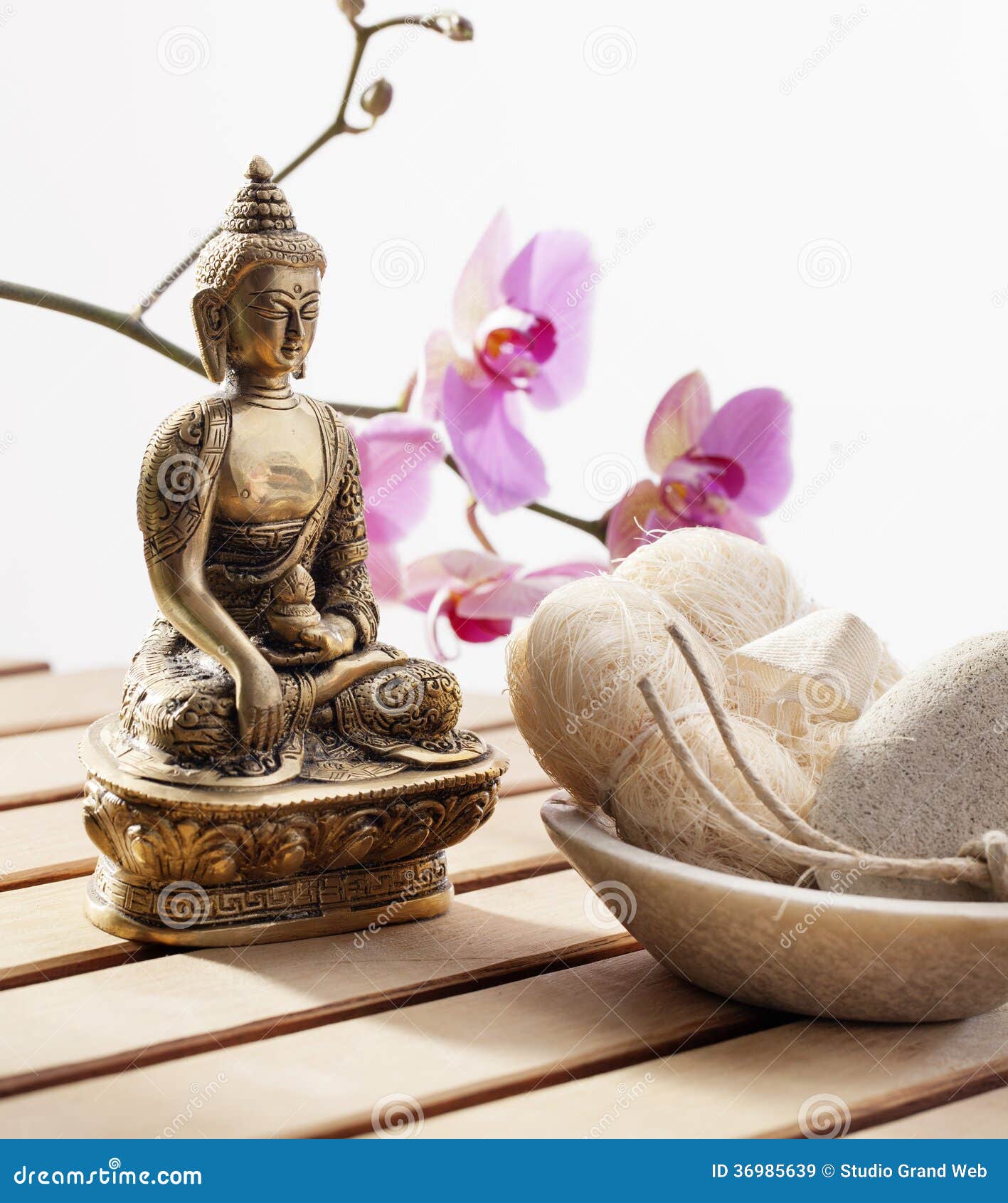 Buddha for Serenity at Beauty Center Stock Image - Image of natural ...