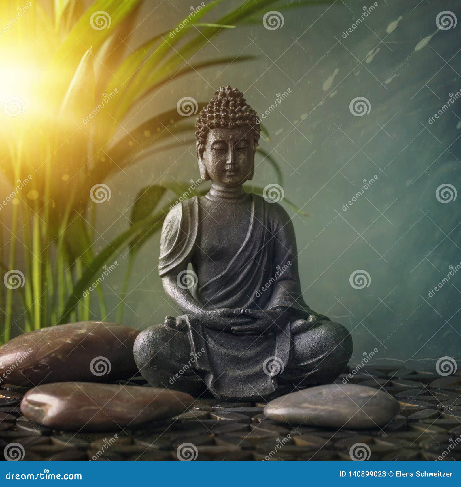 Buddha statue stock image. Image of praying, stone, ayurveda - 140899023