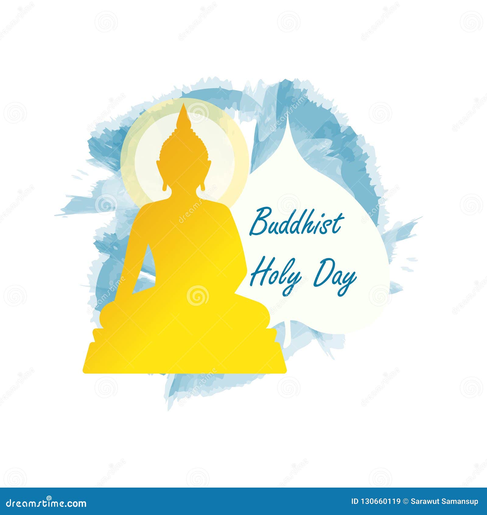 Buddha Statue,buddhist Holy Day Vector Stock Vector Illustration of