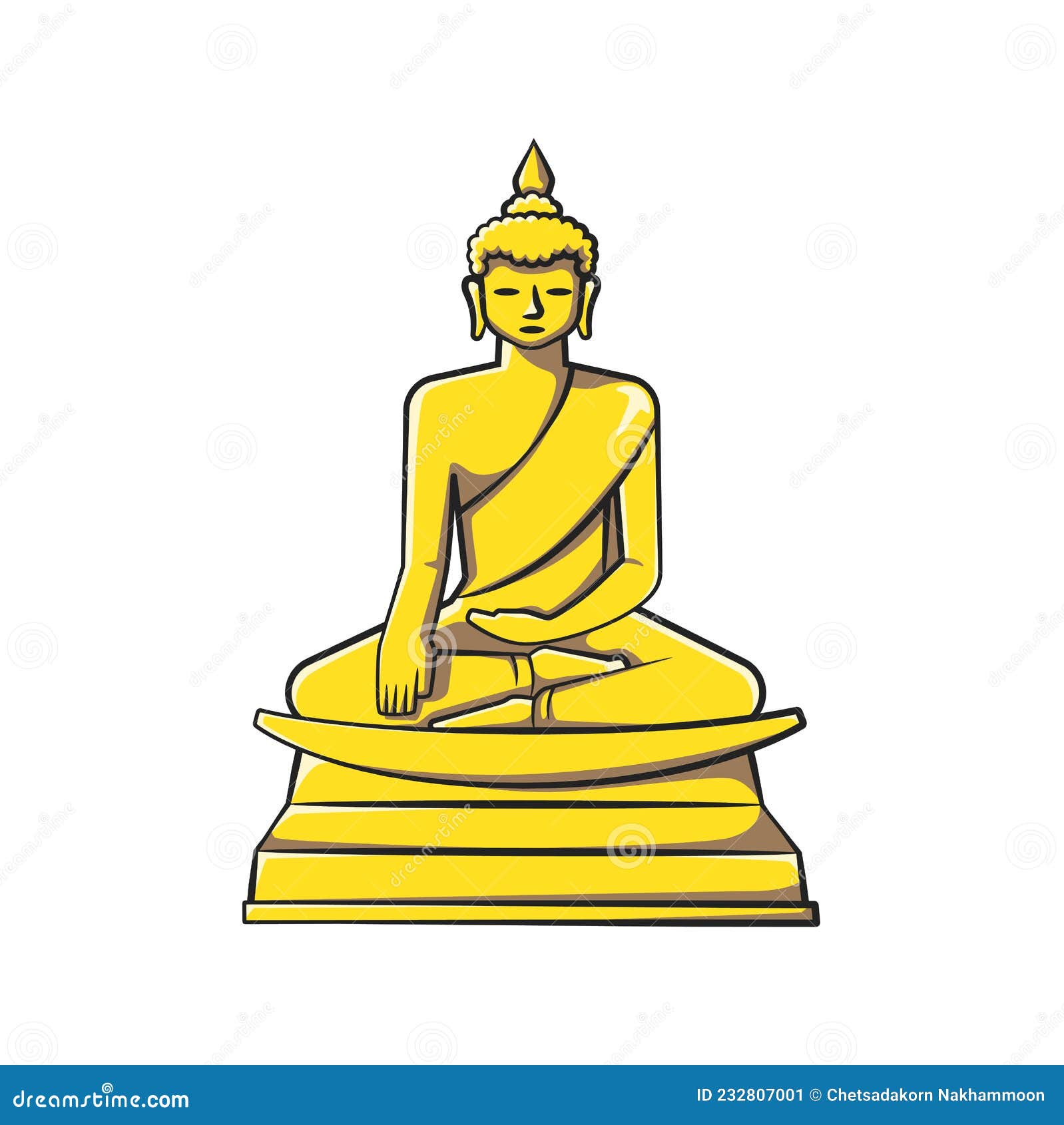 Buddha Statue in Drawing Style Isolated Stock Vector - Illustration of brown, chinnaracha: 232807001 Buddha Statue in Drawing Style Isolated Stock Vector - Illustration of brown, chinnaracha: 232807001