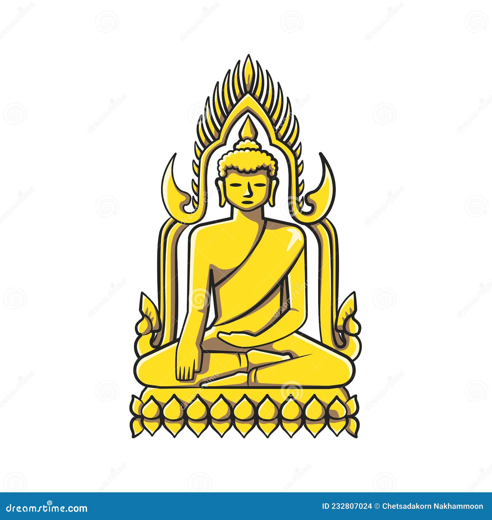 Buddha Statue in Drawing Style Isolated Stock Vector - Illustration of meditation, buddha: 232807024 Buddha Statue in Drawing Style Isolated Stock Vector - Illustration of meditation, buddha: 232807024
