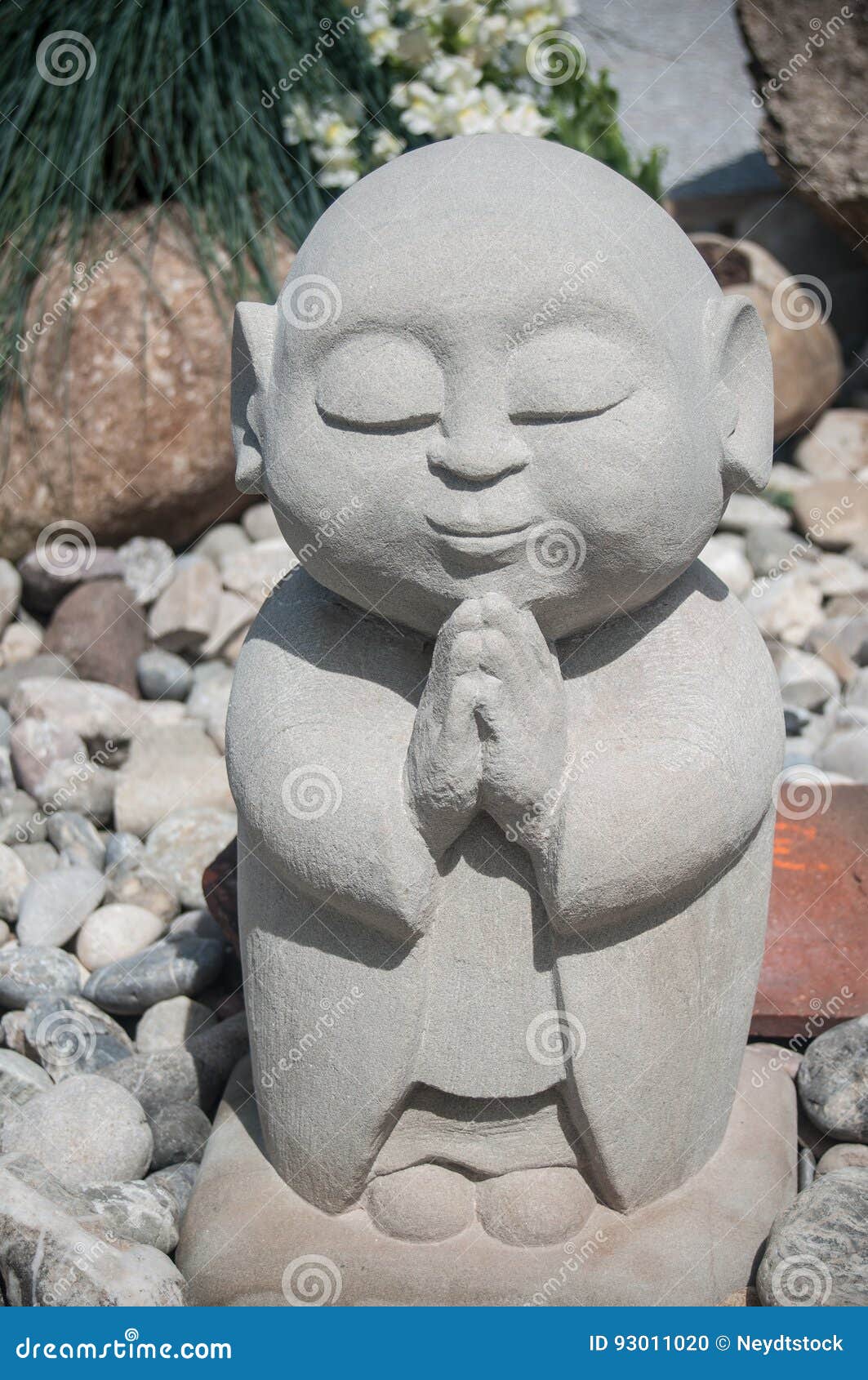 Buddha Statue in Japanese Garden Stock Photo Image of garden, culture
