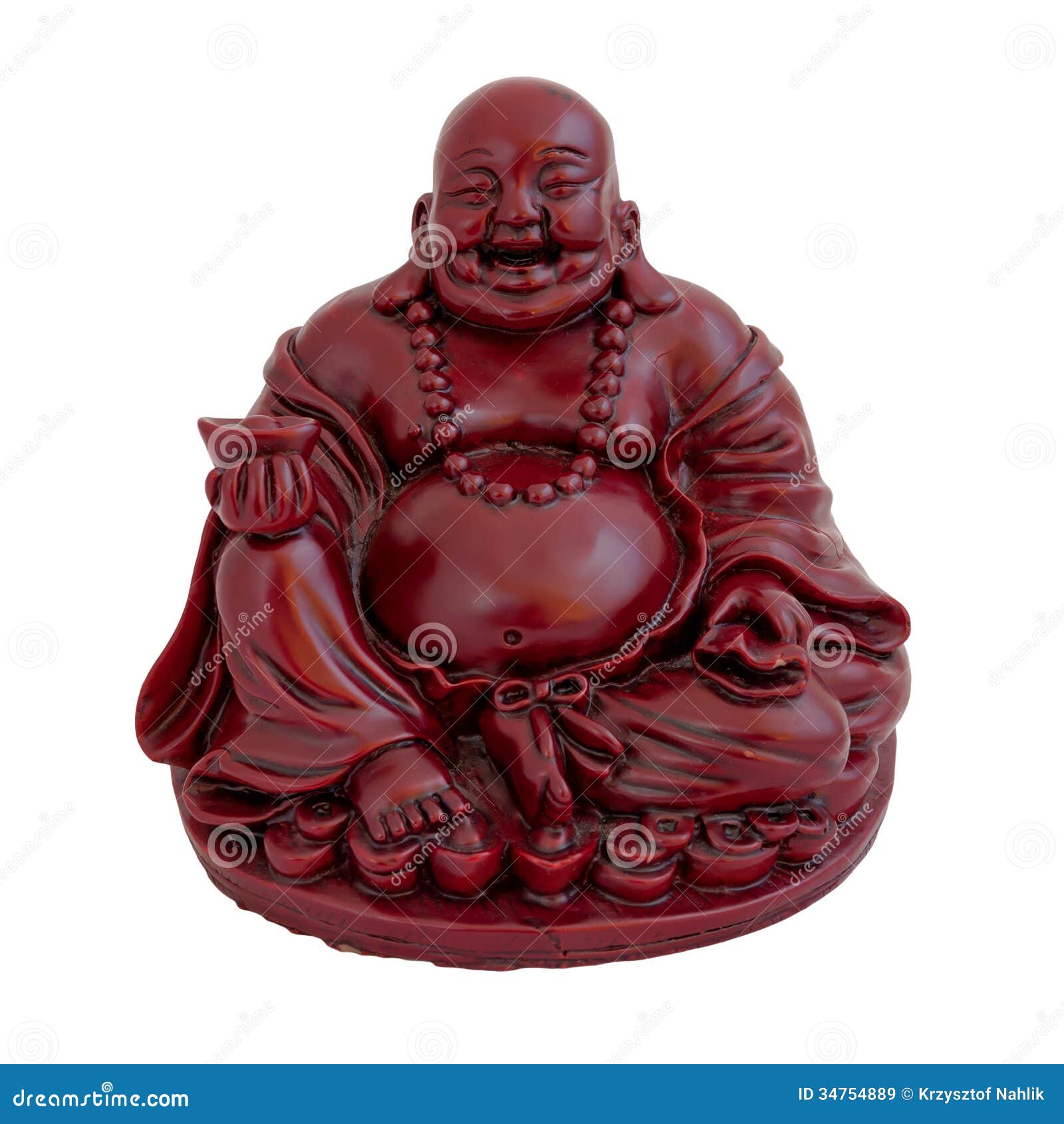 Buddha statuette stock image. Image of wisdom, smiling - 34754889