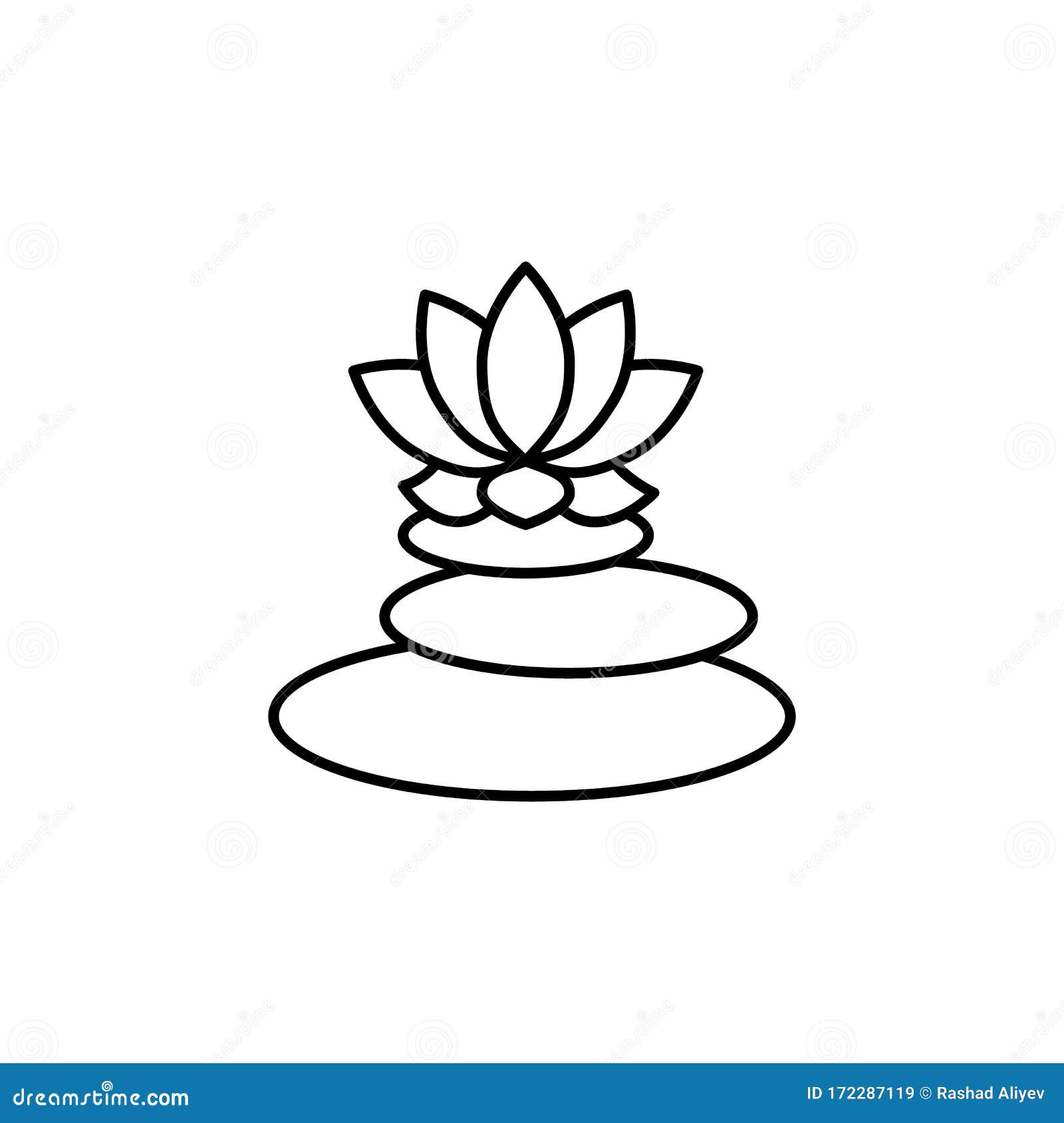 Free Free 68 Lotus Flower Outline Svg SVG PNG EPS DXF File