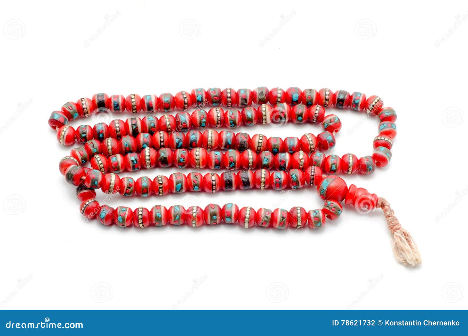 Buddhist Mala Prayer Beads from Bone Yak. Stock Photo - Image of ...