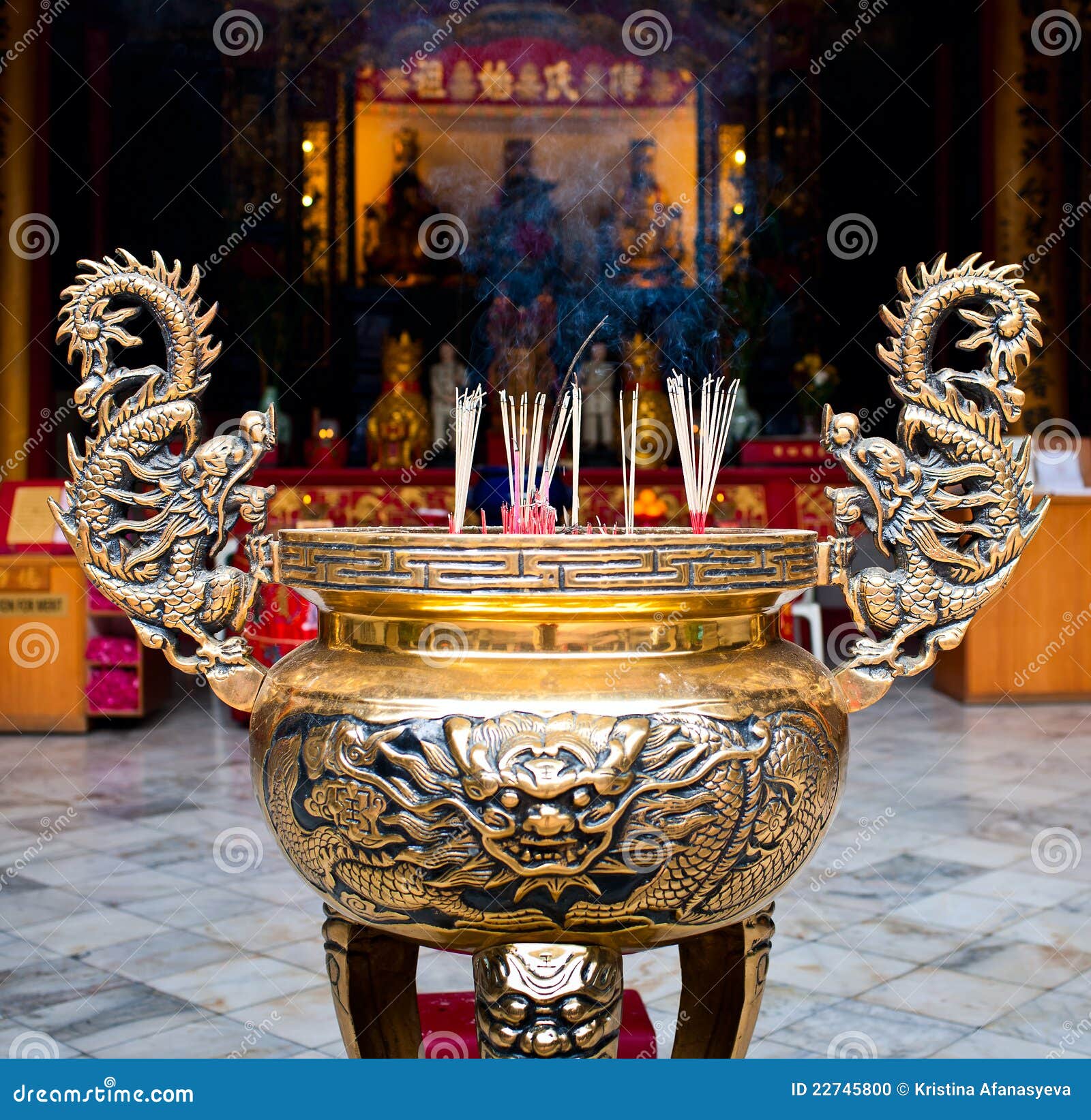 Buddhist prayer sticks stock photo. Image of orient, burning 22745800
